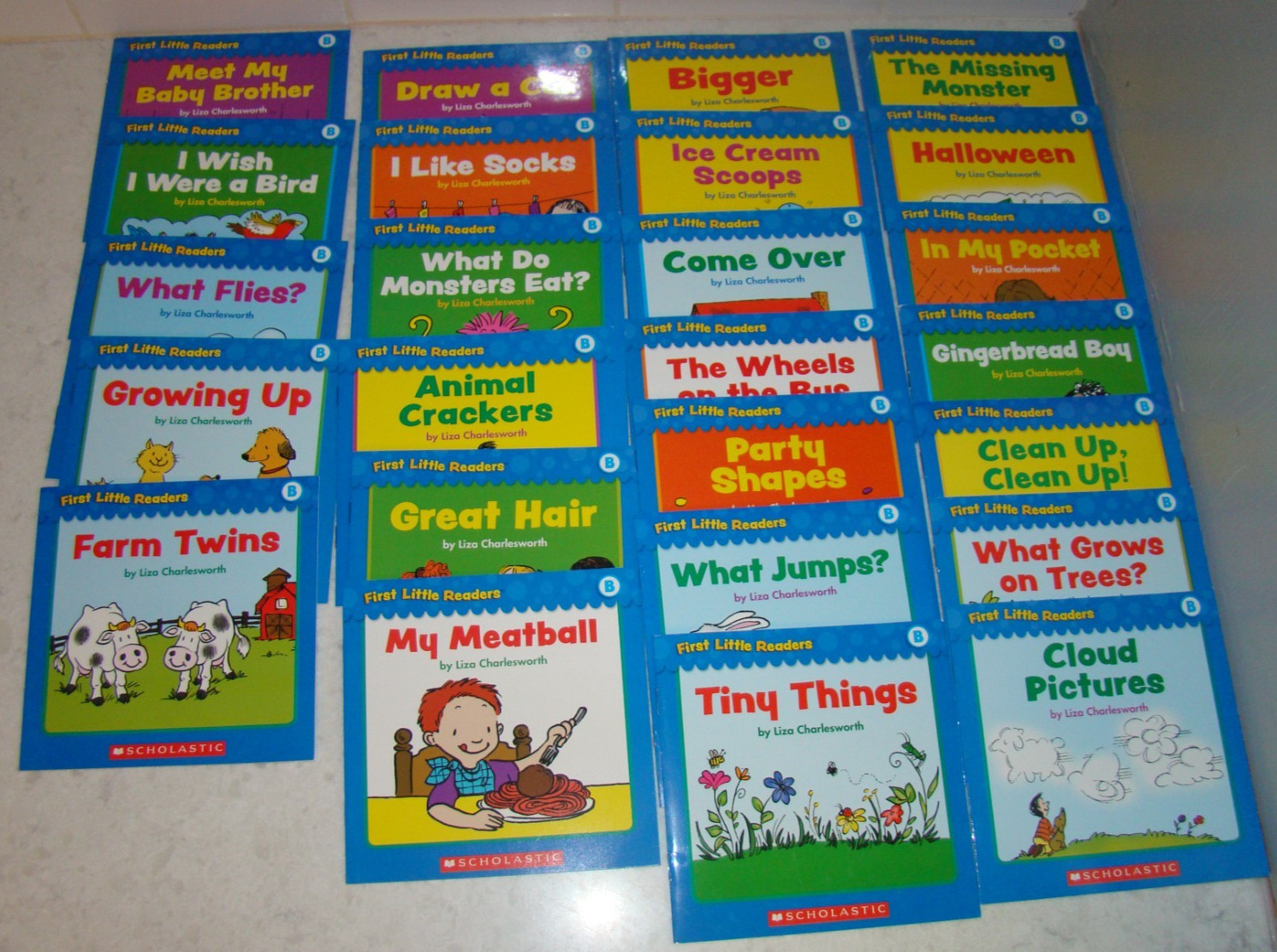 Lot 41 Scholastic Little Leveled Readers Level A, B Books Kindergarten, 1st