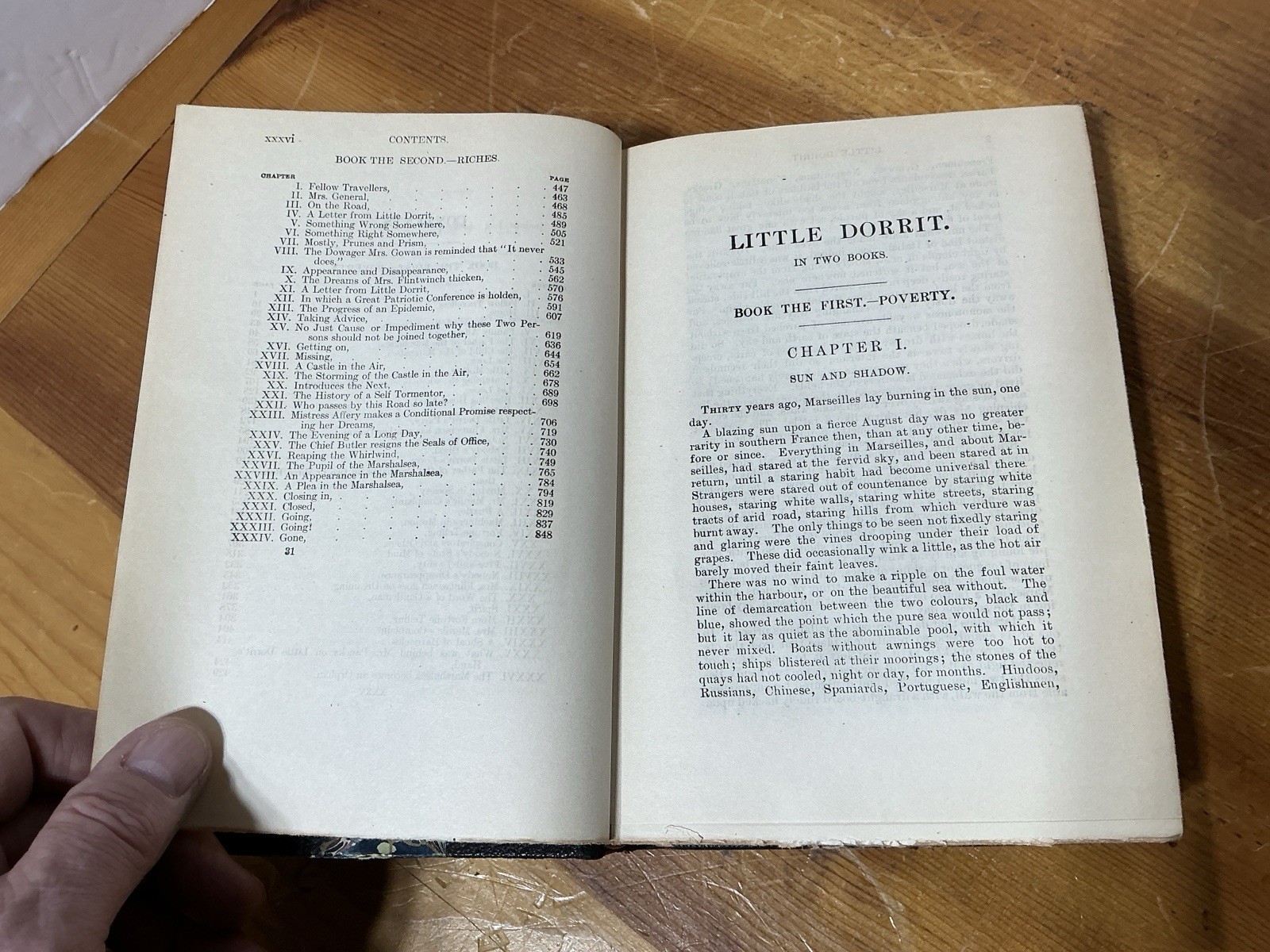 The Works Of Charles Dickens LITTLE DORRIT Leather 1878 Deluxe Edition Jefferson