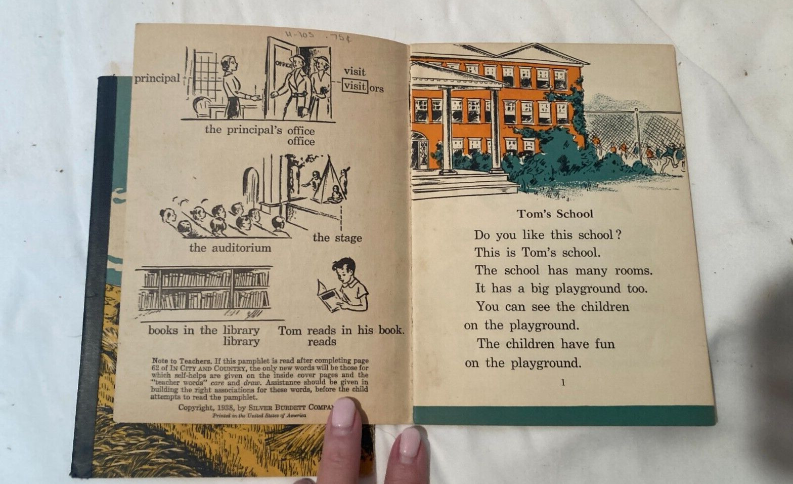 Vintage 1930&rsquo;s Silver Burdett Co. Supplementary Reading Pamphlet Books