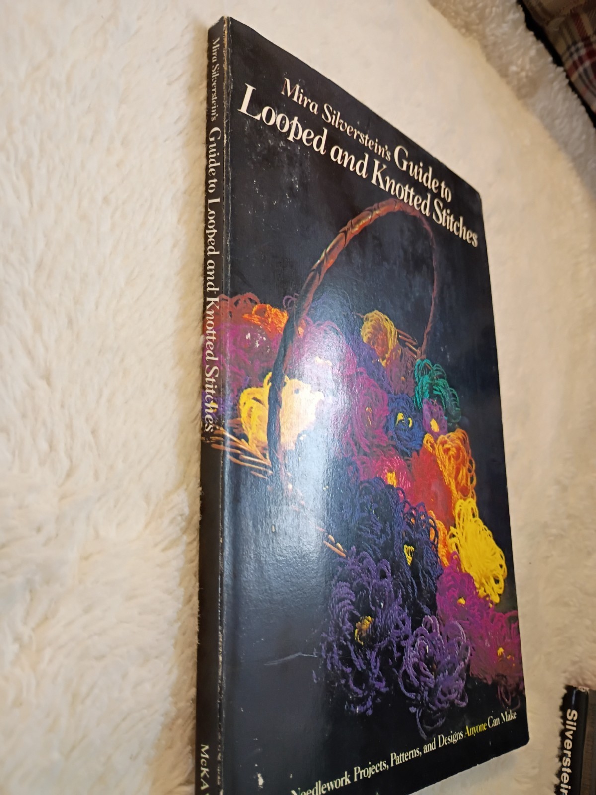 Lot of 3 Mira Silverstein&rsquo;s Needlework Books Upright, Looped & Knotted, Bargello