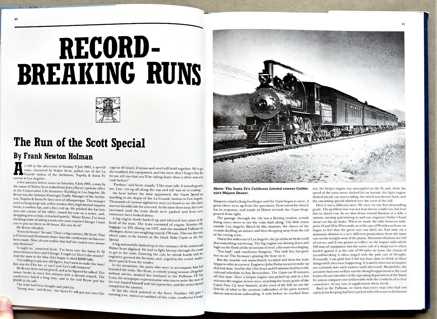 THE ROMANCE & FOLKLORE OF NORTH AMERICA&rsquo;S RAILROADS ~ HARDBACK BOOK ~ 176 PAGES
