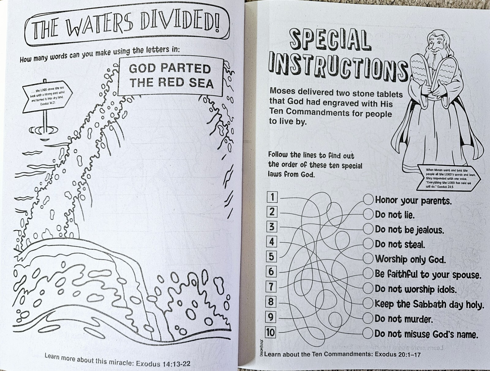 Bible Fun Colortivity Activity & Coloring Books Set of 4 – Over 250 pages!