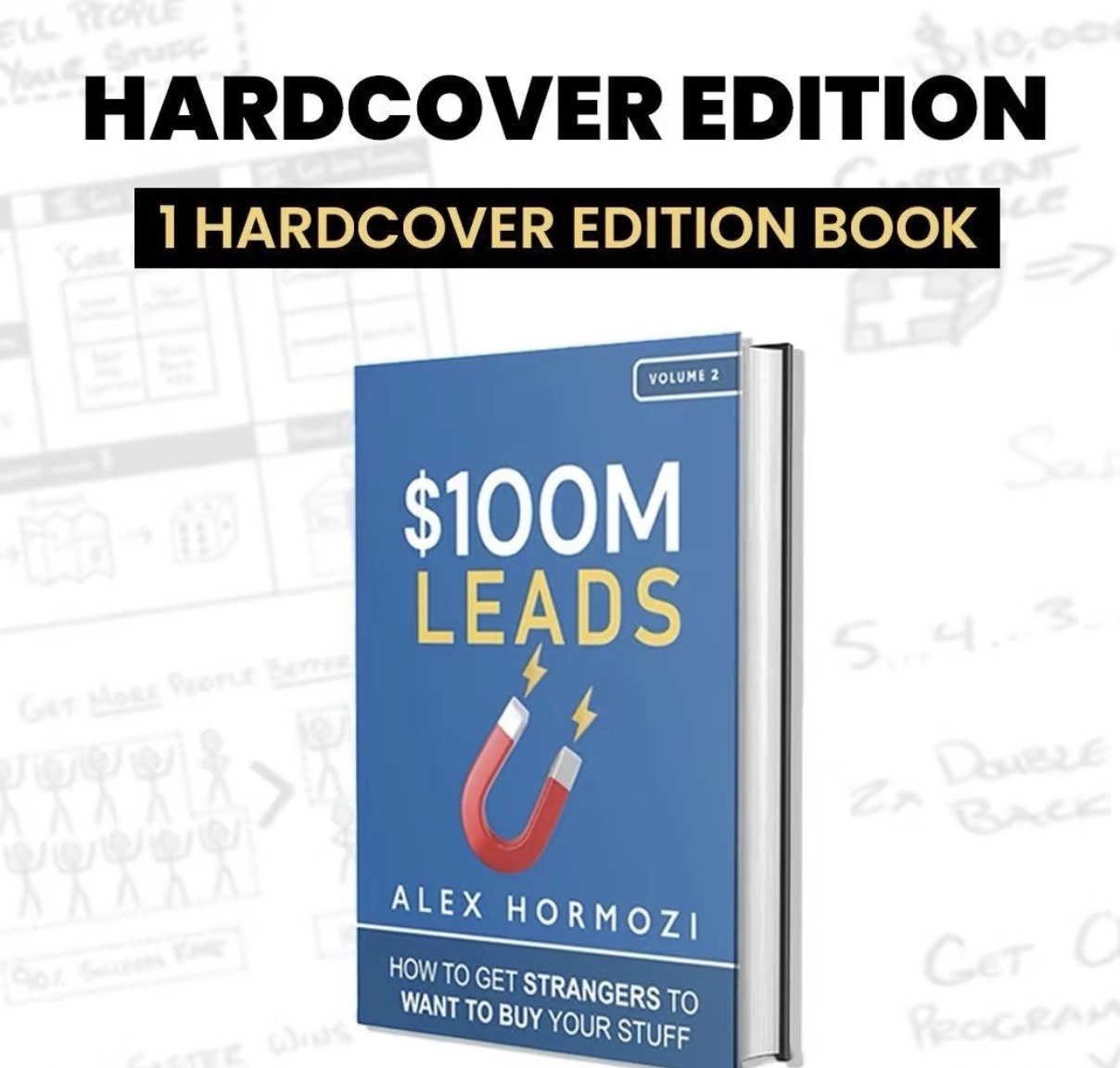 3 BOOK SET $100M Money Models+ $100M Offers+$100M Leads PAPERBACK PB