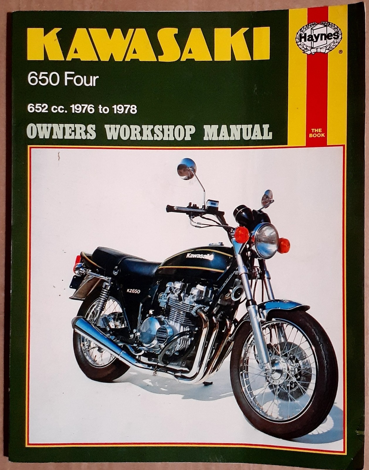 Haynes Kawasaki 650 Four 652 cc. 1976-1978 Owner&rsquo;s Workshop Repair Manual