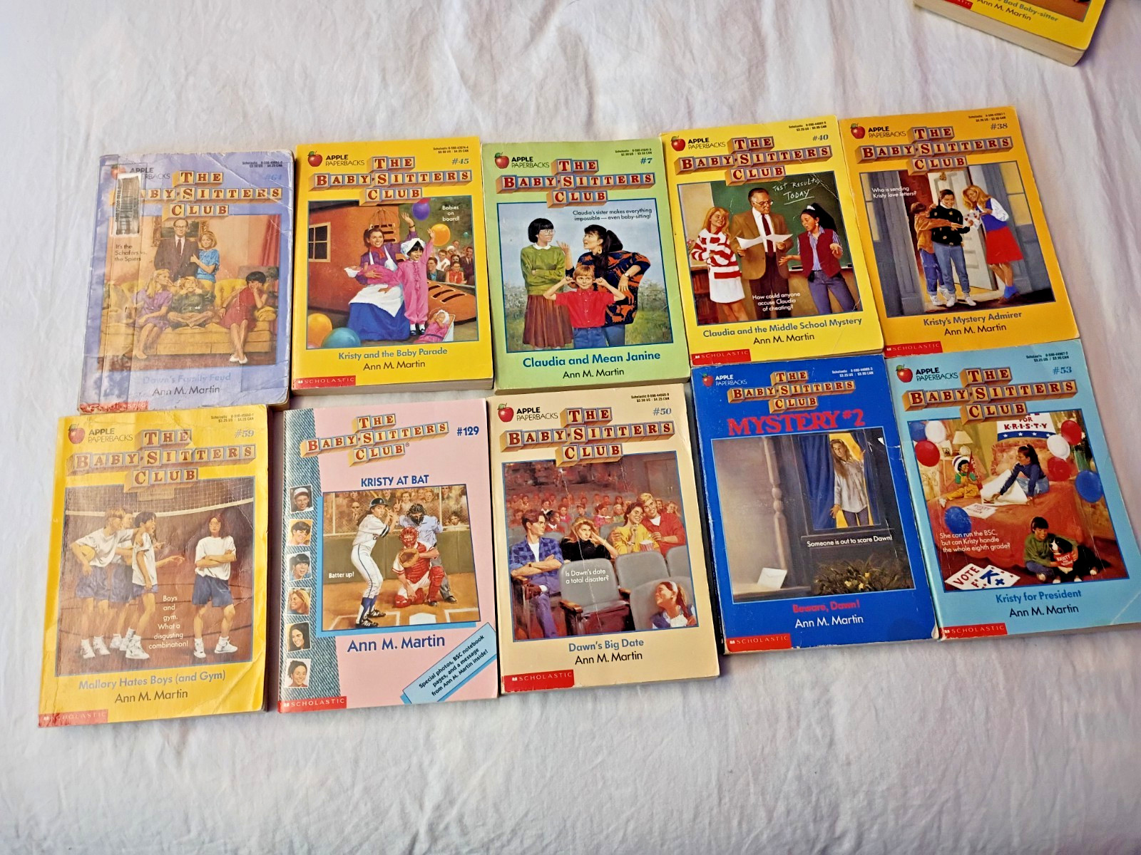 The Baby-Sitters Club Big Lot of 38 Vintage 1990&rsquo;s Paperback Books Scholastic