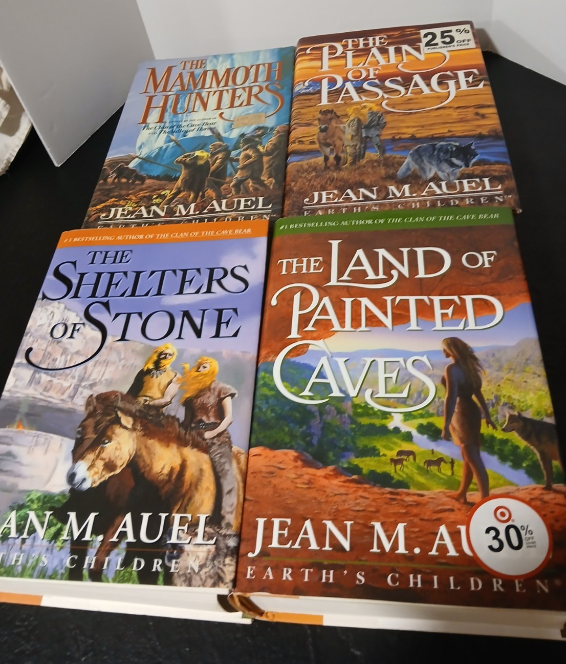 Jean M. Auel &lsquo;Earth&rsquo;s Children&rsquo; HB&rsquo;s – Set of 4 – 1st Editions