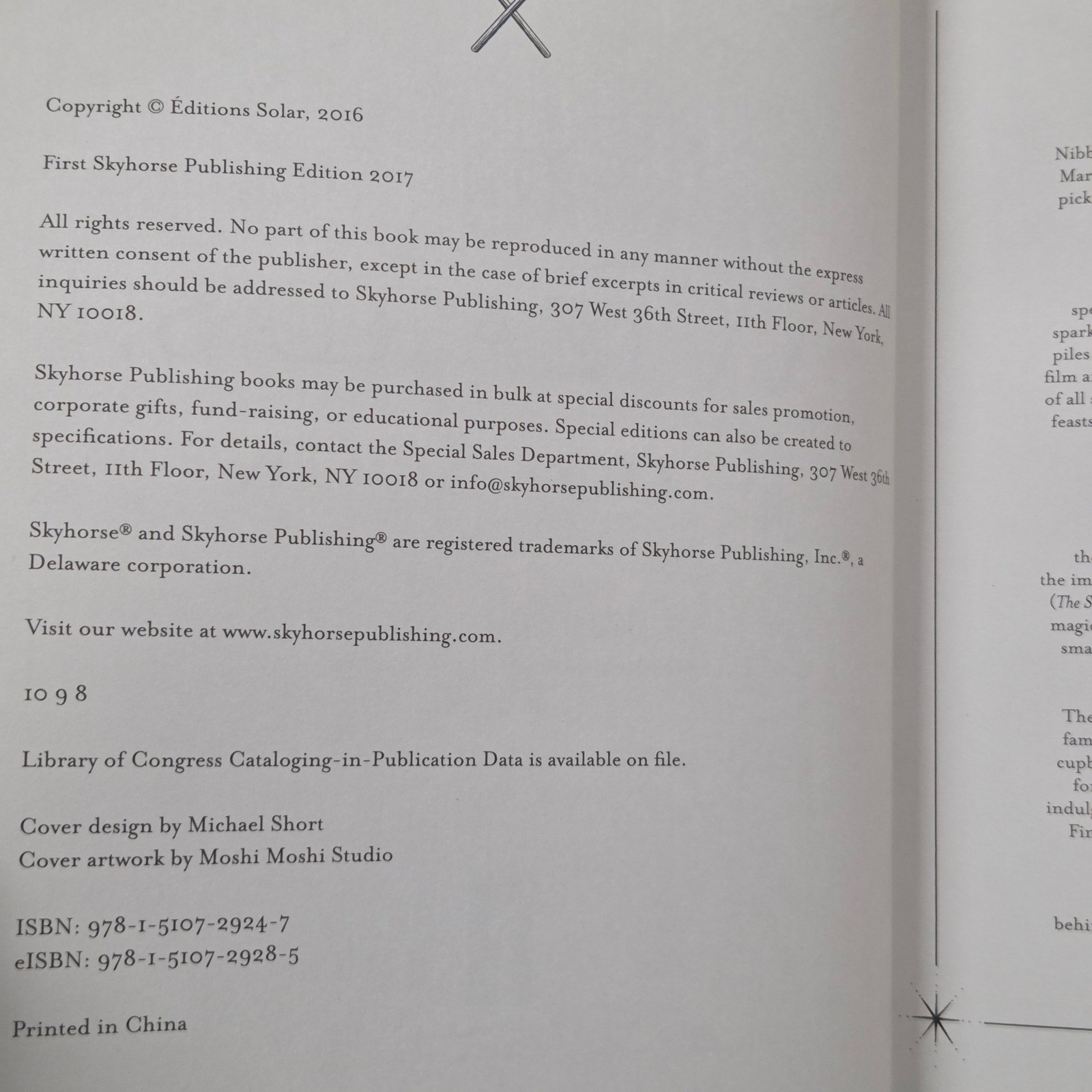 The Wizard&rsquo;s Cookbook Magical Recipes Hardcover Skyhorse Cookbook