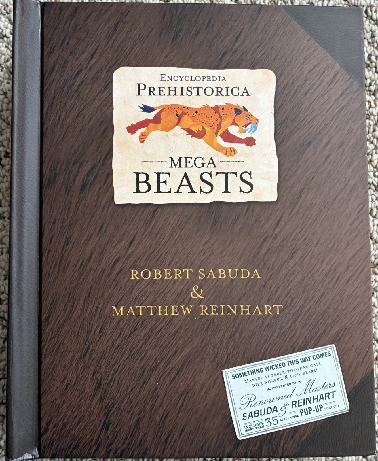Encyclopedia Prehistorica Mega Beasts Robert Sabuda Matthew Reinhart Very Good!