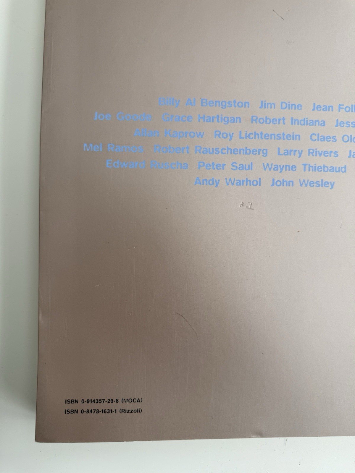 Hand-Painted Pop: American Art in Transition Hardcover MOCA Illustrated Lichten…