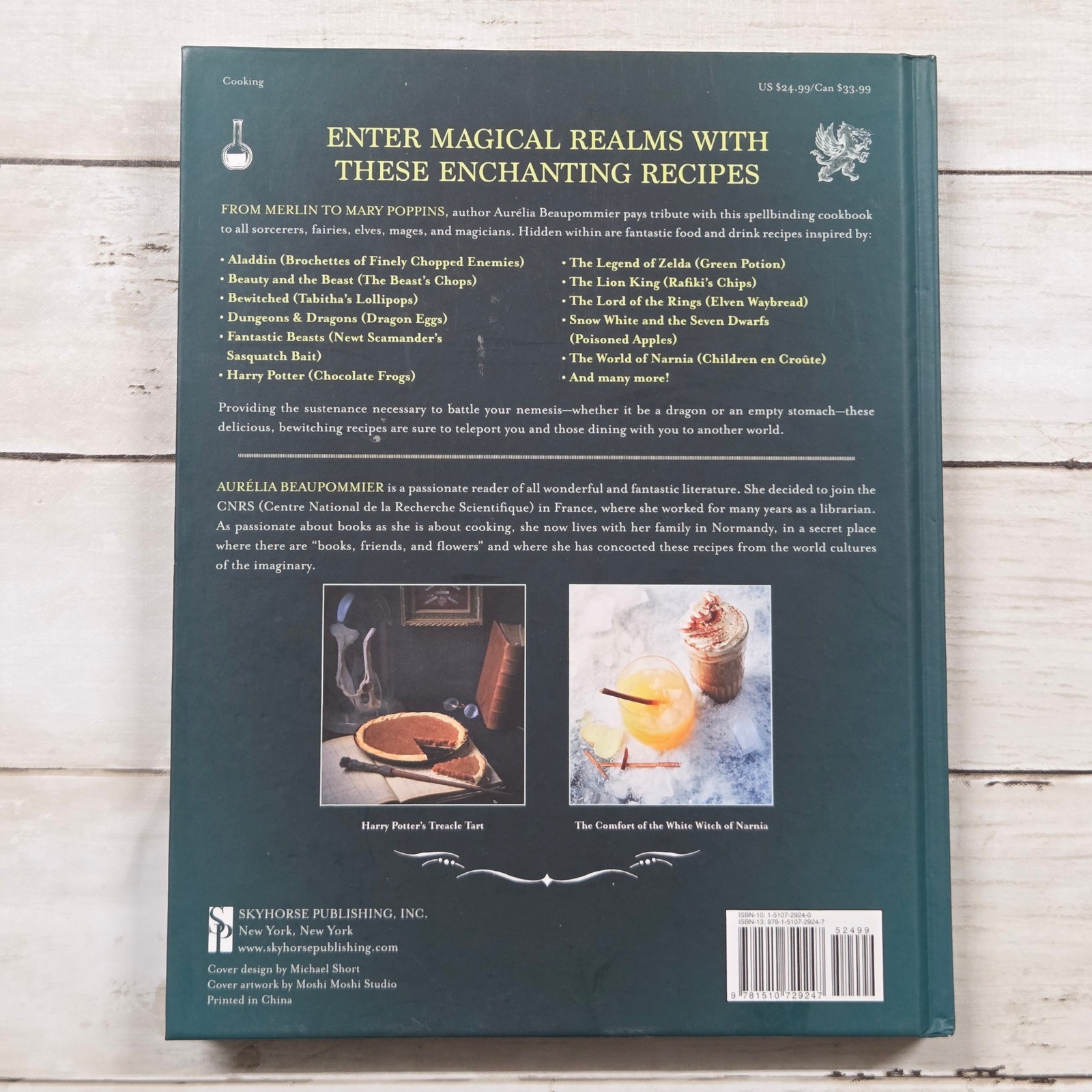 The Wizard&rsquo;s Cookbook Magical Recipes Hardcover Skyhorse Cookbook