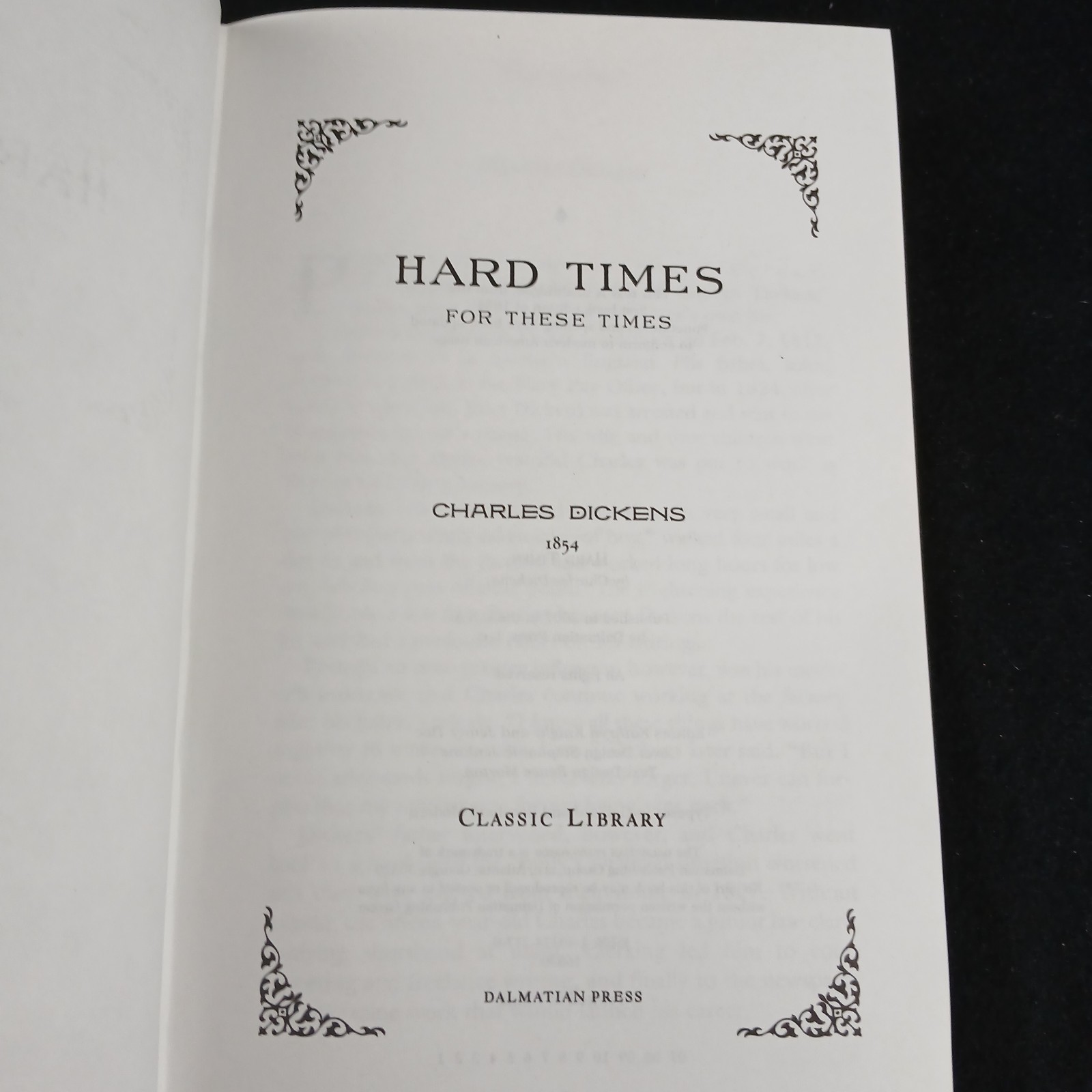Dickens Lot of 2 (2007, Dalmation Press) Hardcover Hard Times, A Christmas Carol