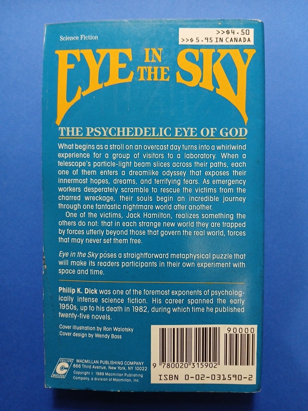 Philip K. Dick: Eye in the Sky – Collier Nucleus 1st Printing Paperback