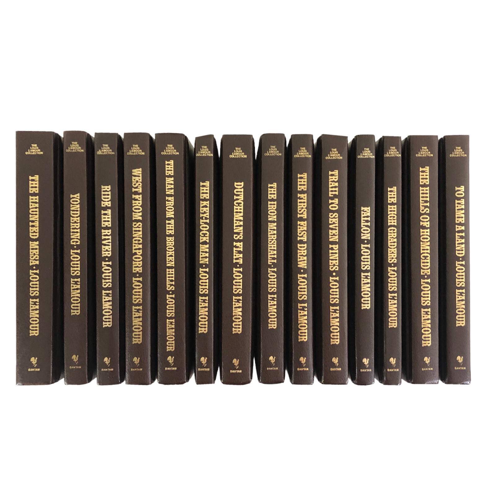THE LOUIS L&rsquo;AMOUR COLLECTION Western Fiction Hardcover Leatherette Bantam Books