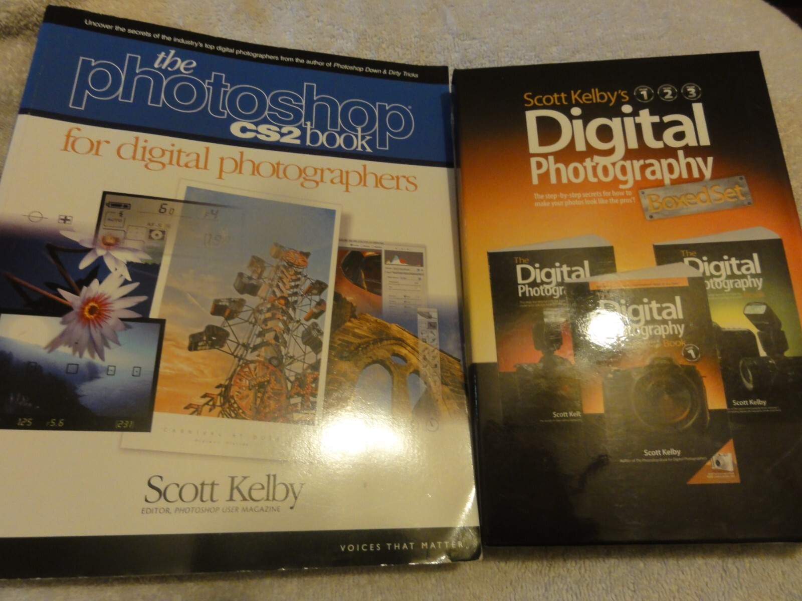 Scott Kelby&rsquo;s CS2 Digital (How to make Best) Photography Boxed Set 1-3 BOOKS LOT