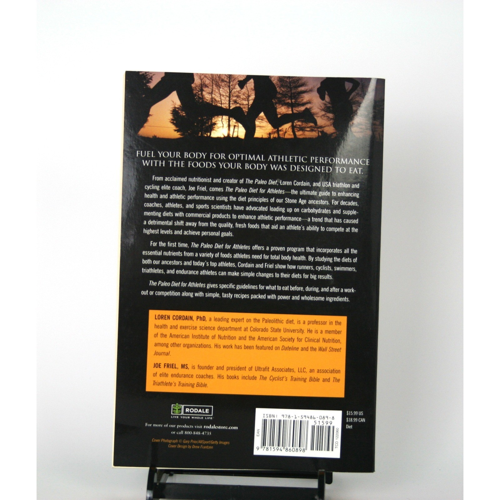 The Paleo Diet for Athletes Loren Cordain Joe Friel Nutritional Formula Book
