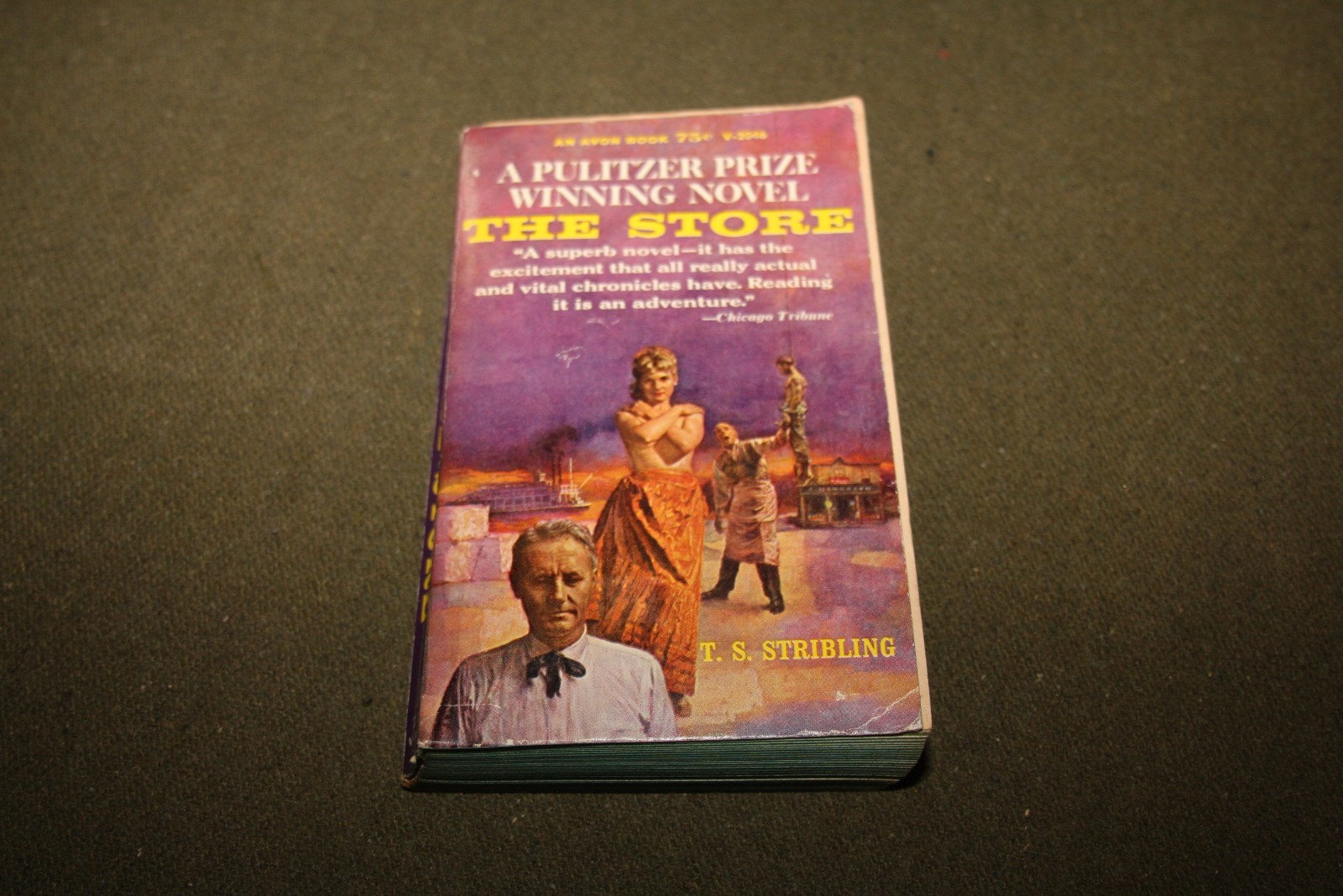 The Store by T. S. Stribling 1960&rsquo;s PB Avon V-2046 1933 Pulitzer Prize Winner