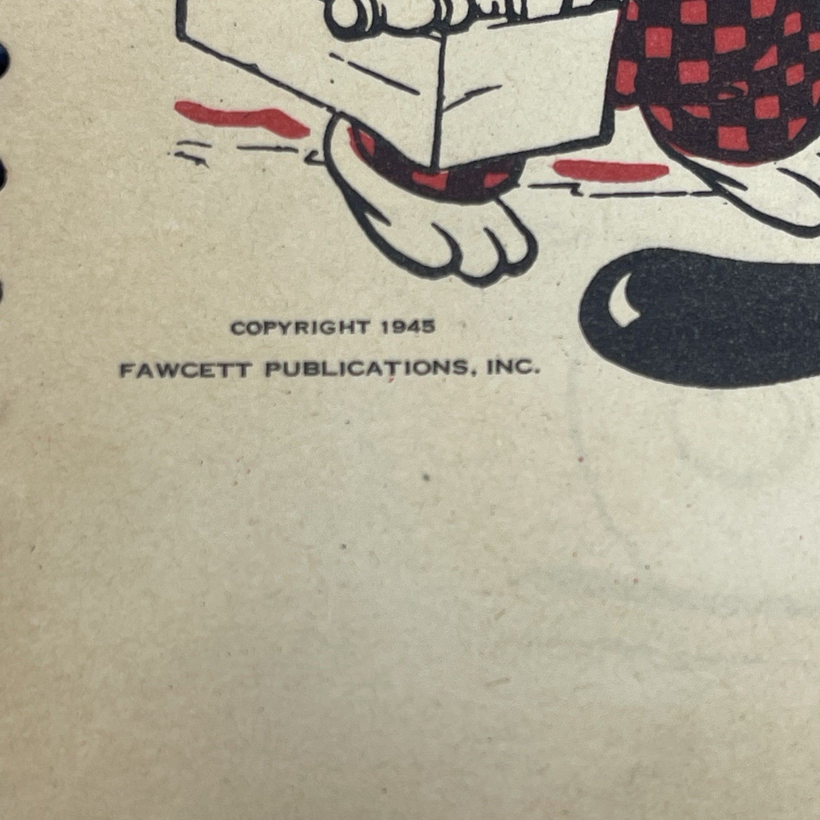 Benny Beaver and Fuzzy Bear Animated Novelty Book 1945 Complete Clean