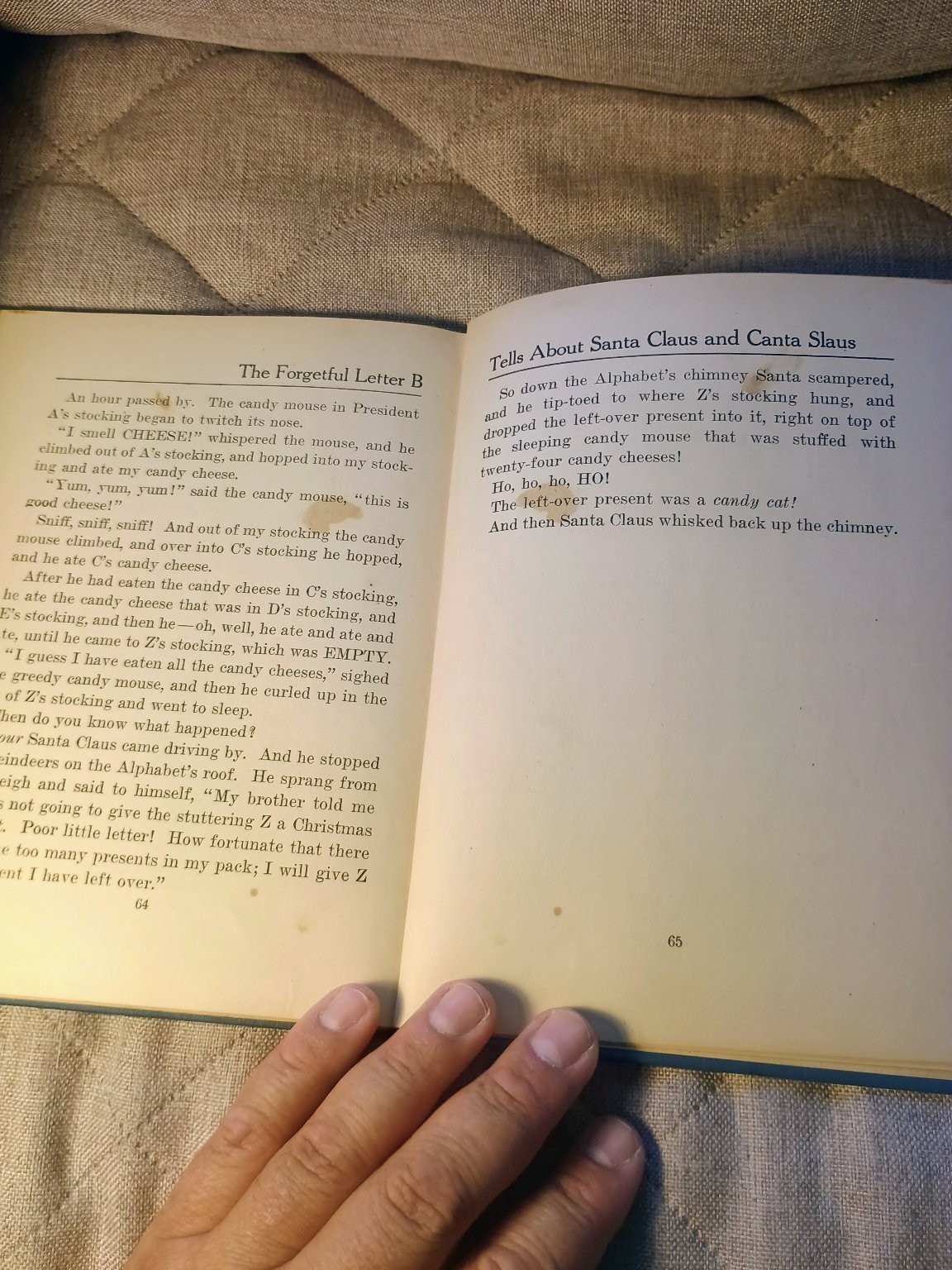 The Forgetful Letter B Richard A. Clarke 1922 Vintage Children&rsquo;s Illustrated