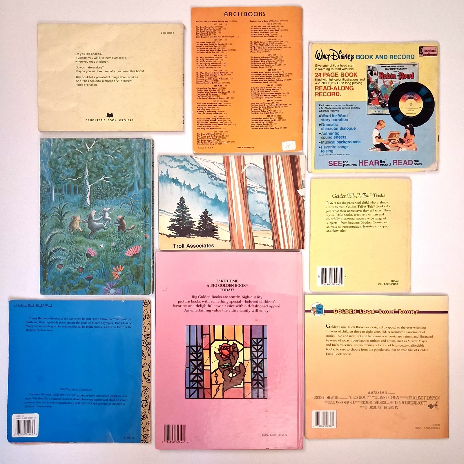 Mixed Lot Of 40 Vintage Children&rsquo;s Picture Book Collection 50s 60s 70s 80s 90s
