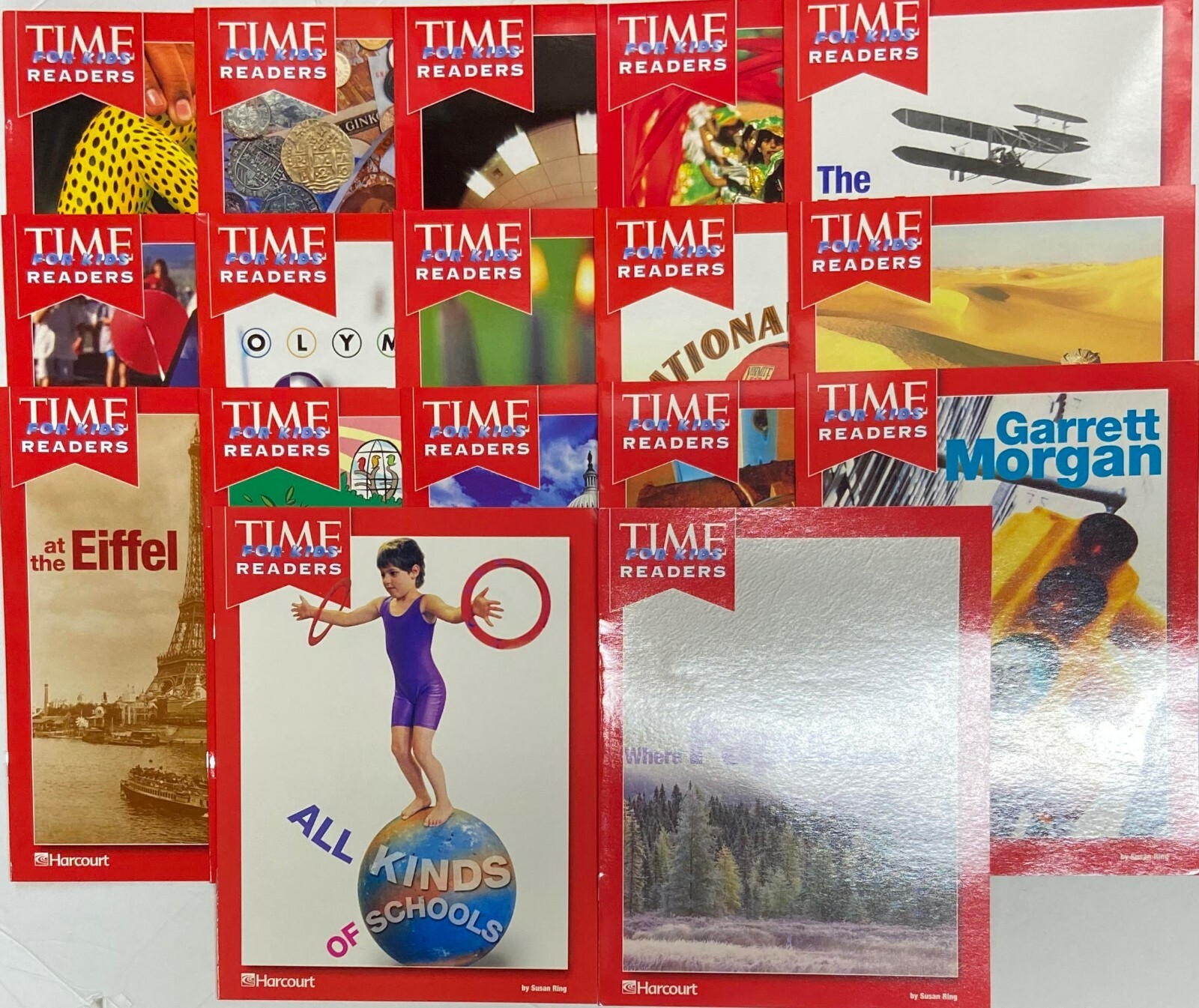 1st Grade 1 Time For Kids Social Studies Readers Set of 16 Harcourt Horizons