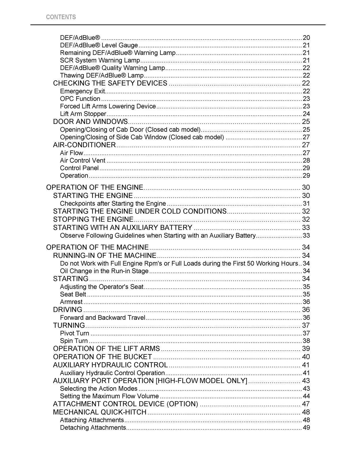 KUBOTA SVL95-2S CTL OPERATORS MANUAL DURABLE FASTENED – STRONG COVERING
