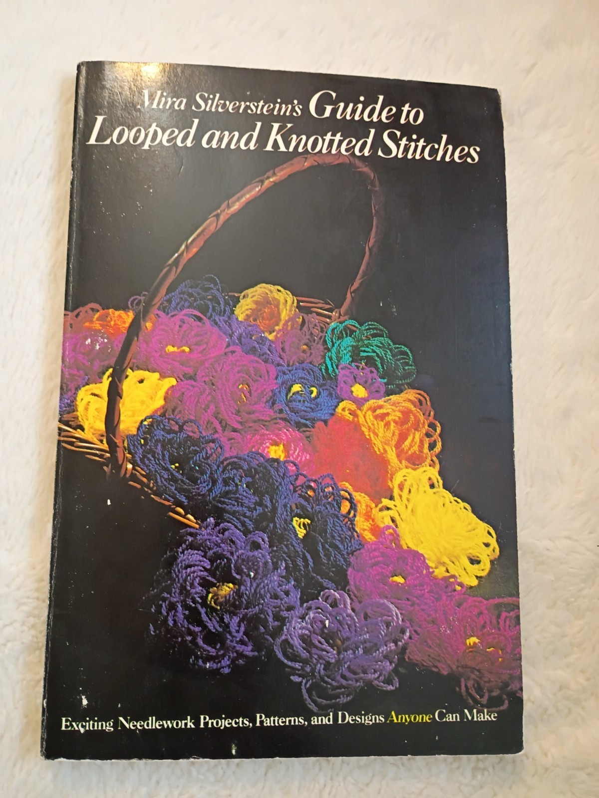 Lot of 3 Mira Silverstein&rsquo;s Needlework Books Upright, Looped & Knotted, Bargello