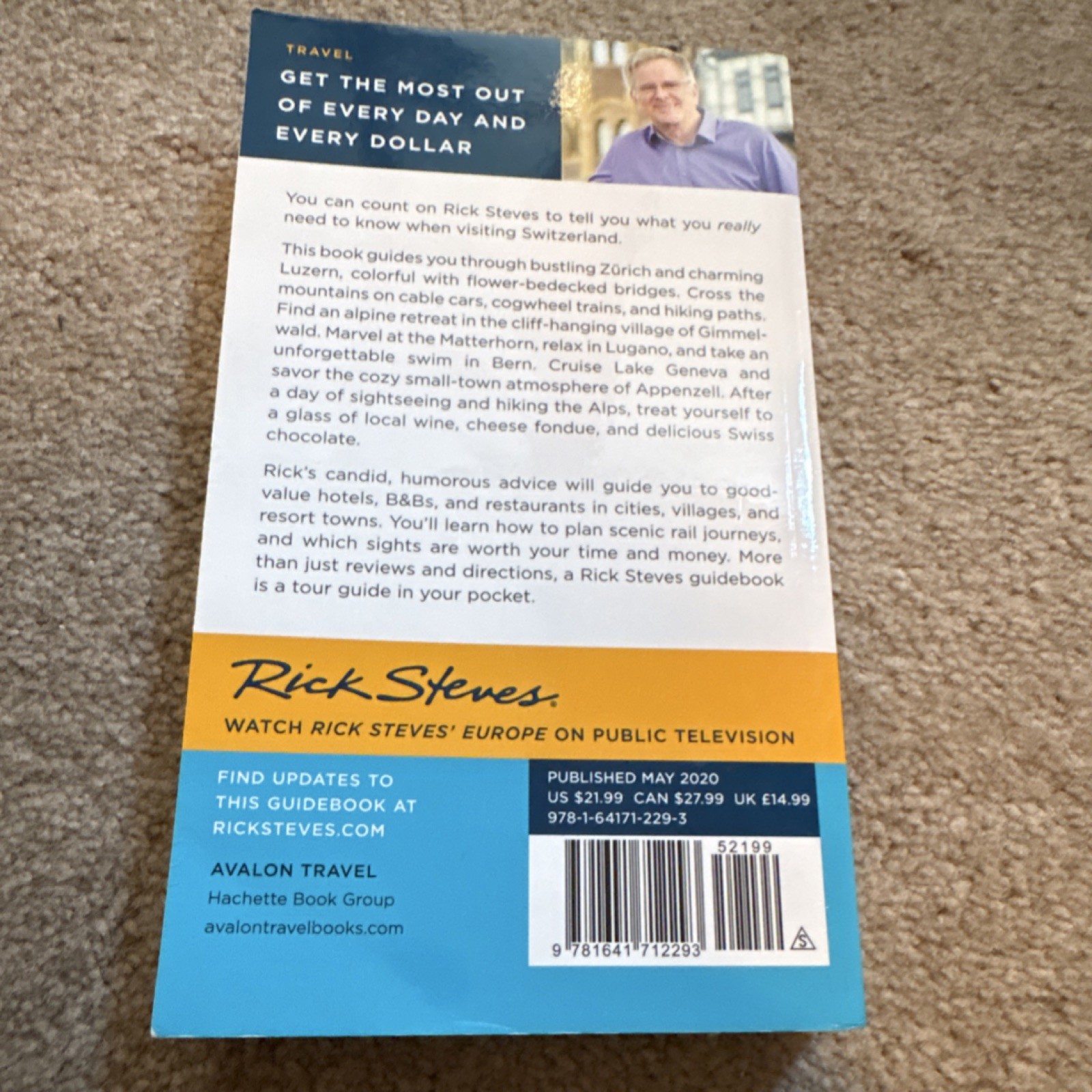 Rick Steves Switzerland by Rick Steves (2020, Trade Paperback) Travel, 10th Ed.