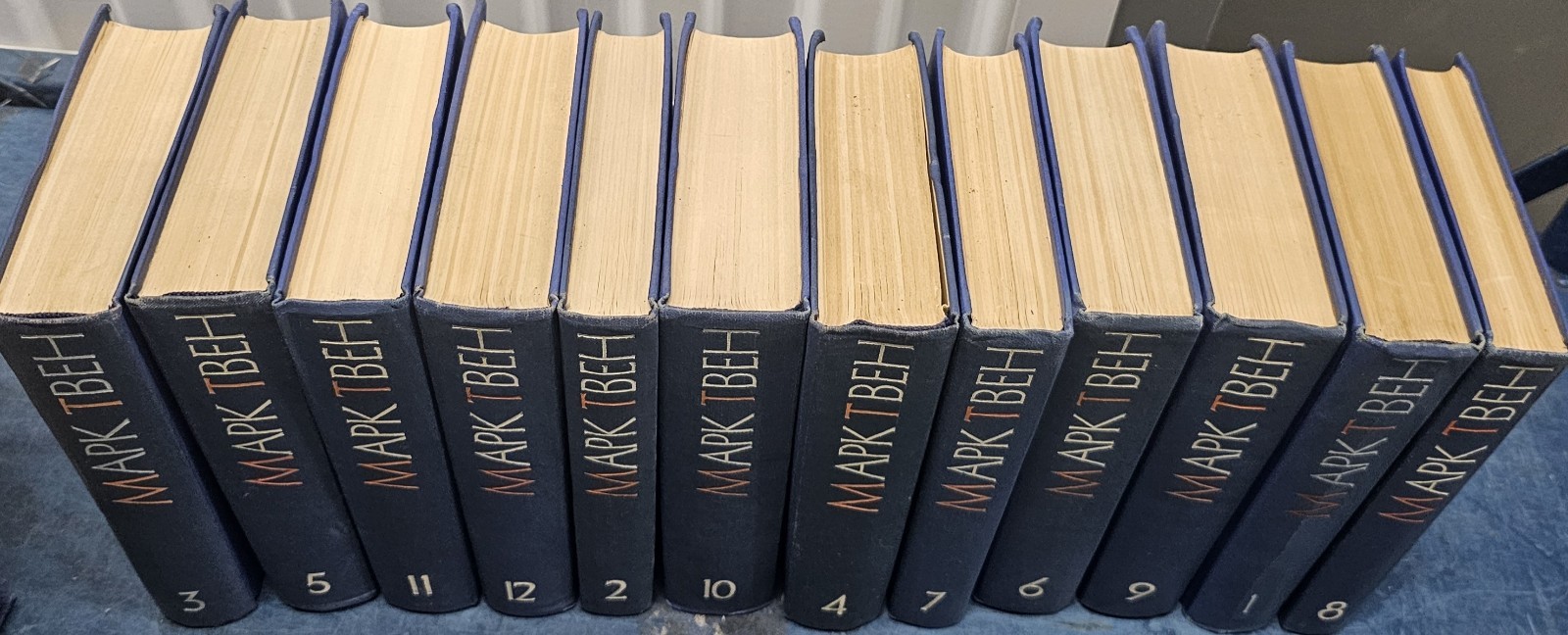 МАРК ТВЕН СОБРАНИЕ СОЧИНЕНИЙ В 12 томах 1959 RUSSIAN BOOKS Комплект Like New