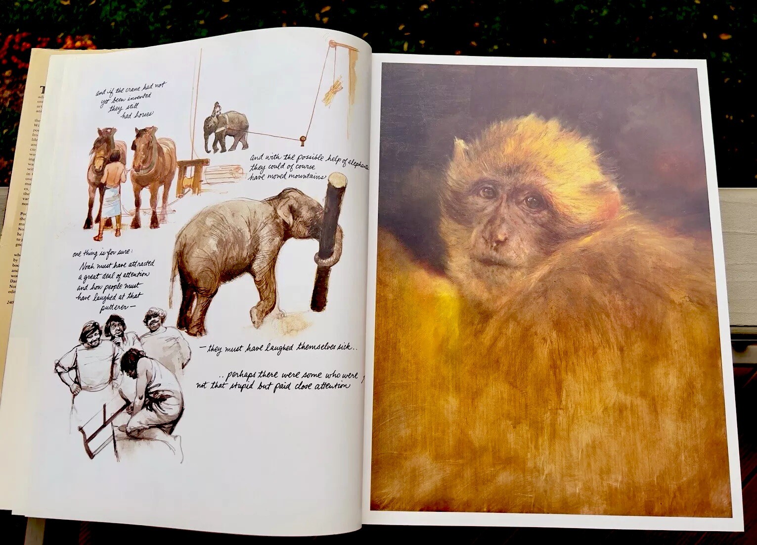 Noah&rsquo;s Ark Rien Poortvliet First US Edition Abrams 1986 Illustrated HC Oversized