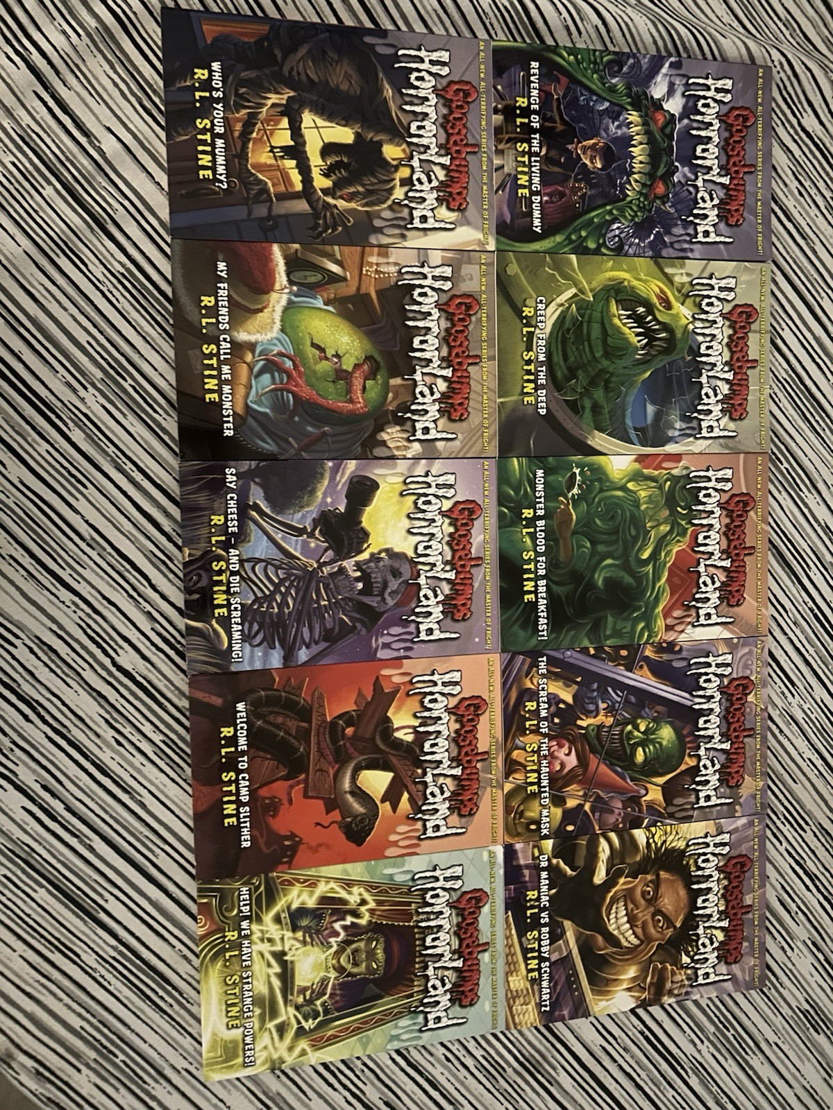 Goosebumps HorrorLand by R.L. Stine Paperback – 10pc Full set – Collector&rsquo; item