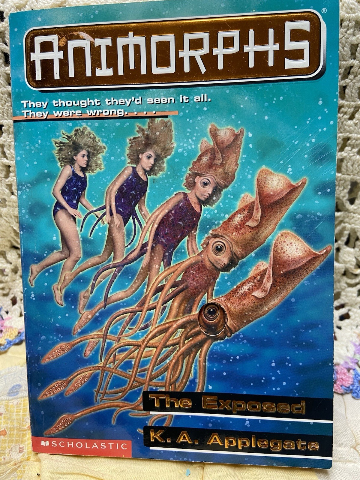 Animorphs #27 The Exposed 1st Print Paperback Scholastic Vintage K.A. Applegate