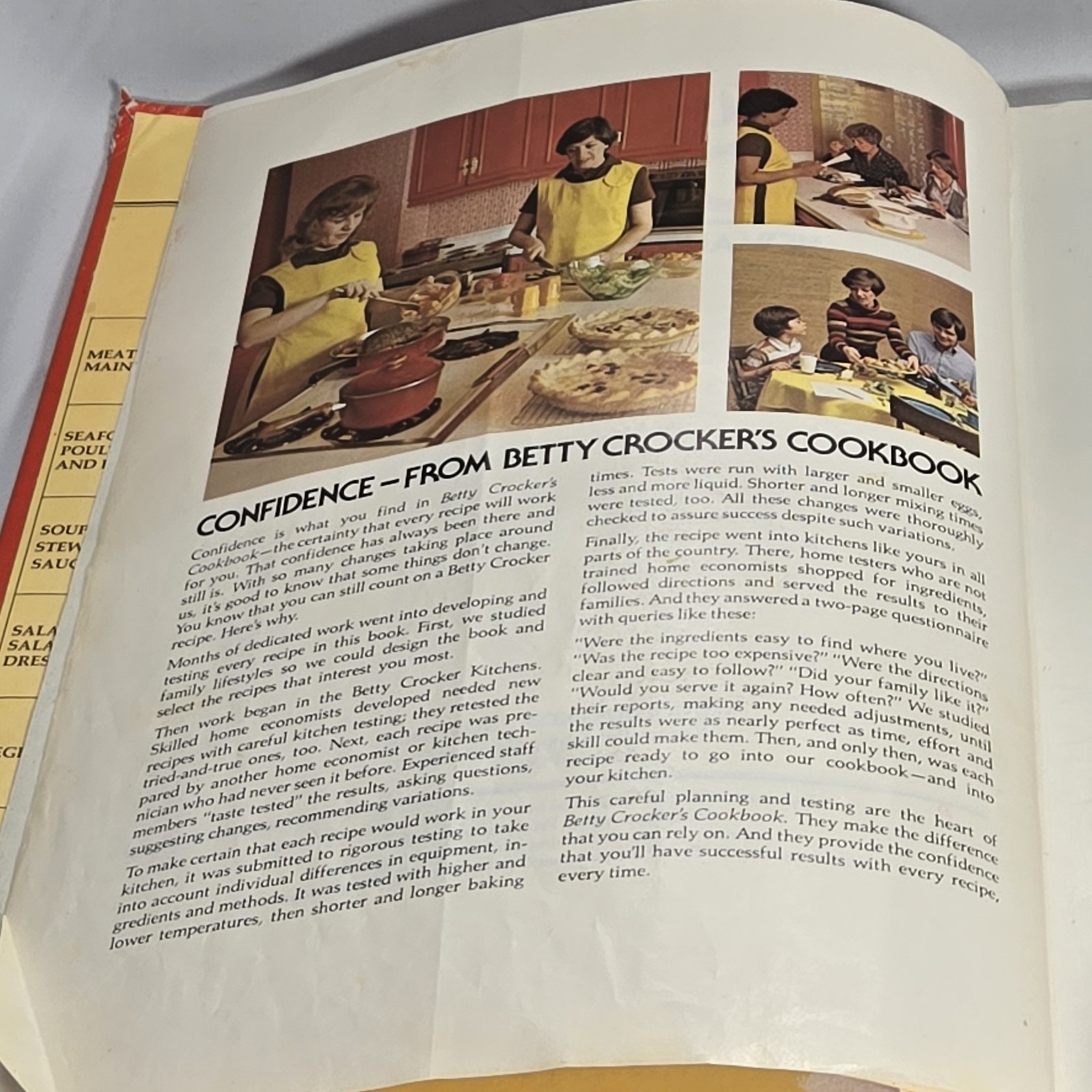 Vintage 1970&rsquo;s Betty Crocker’s Cookbook New & Revised Edition Red Hardcover*READ