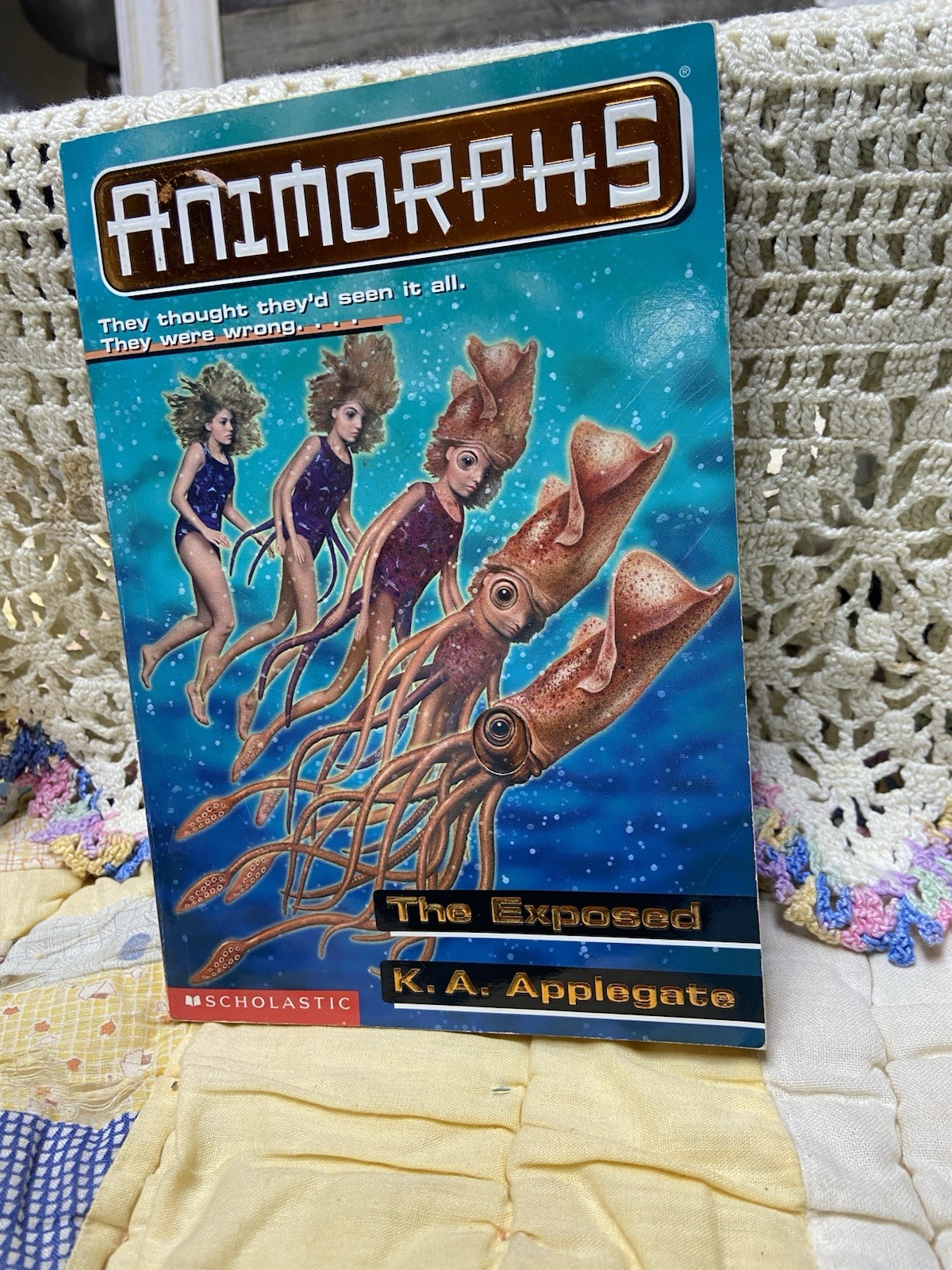 Animorphs #27 The Exposed 1st Print Paperback Scholastic Vintage K.A. Applegate