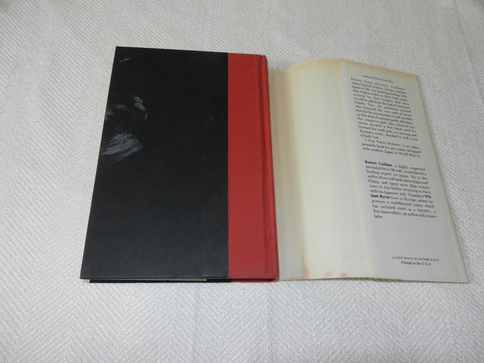 WW II Vichy French journalist in Japan 1941-1945 « I SAW TOKYO BURNING »