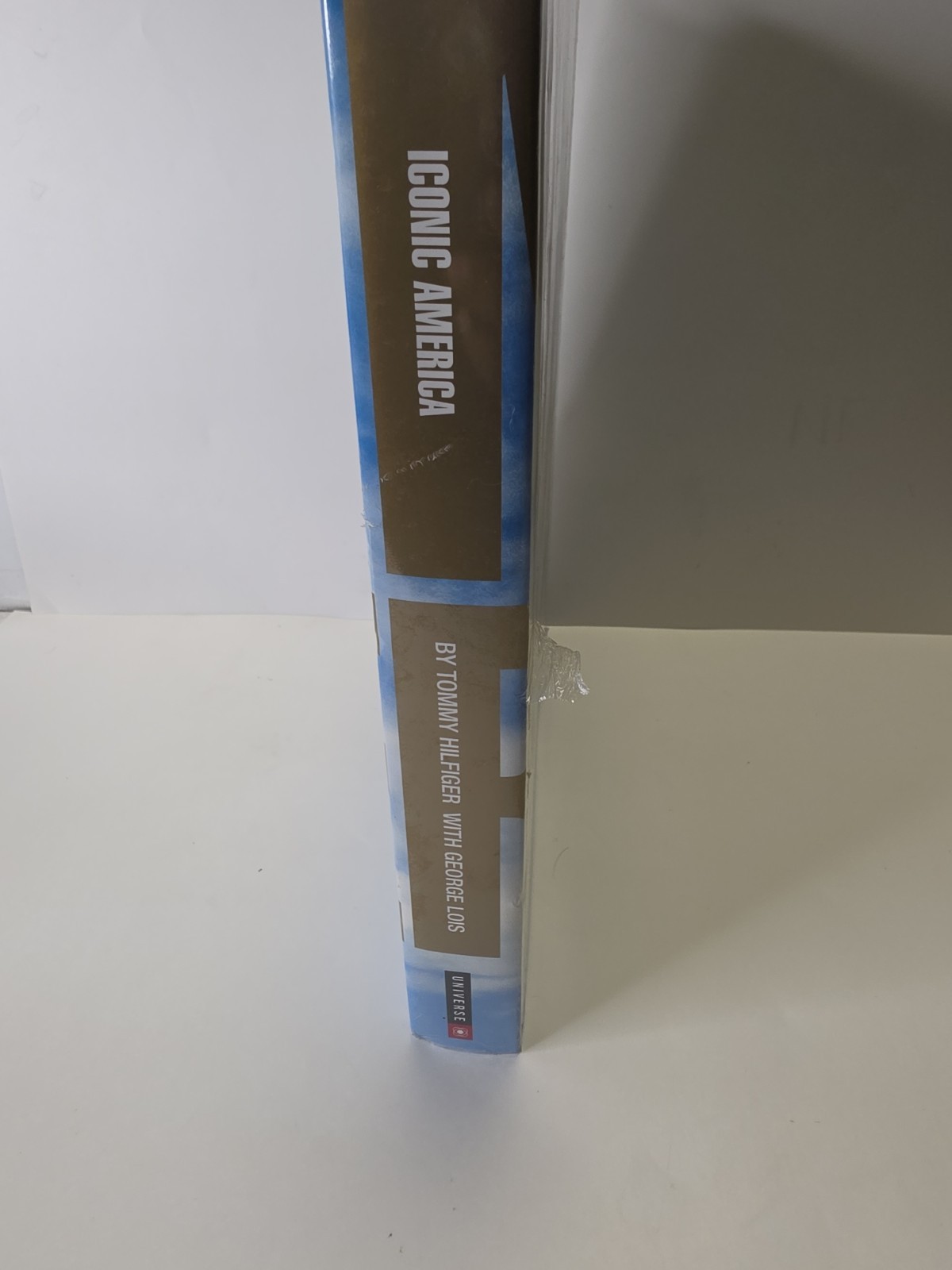 Signed Book by Tommy Hilfiger Iconic America Hardcover- Tear In Plastic