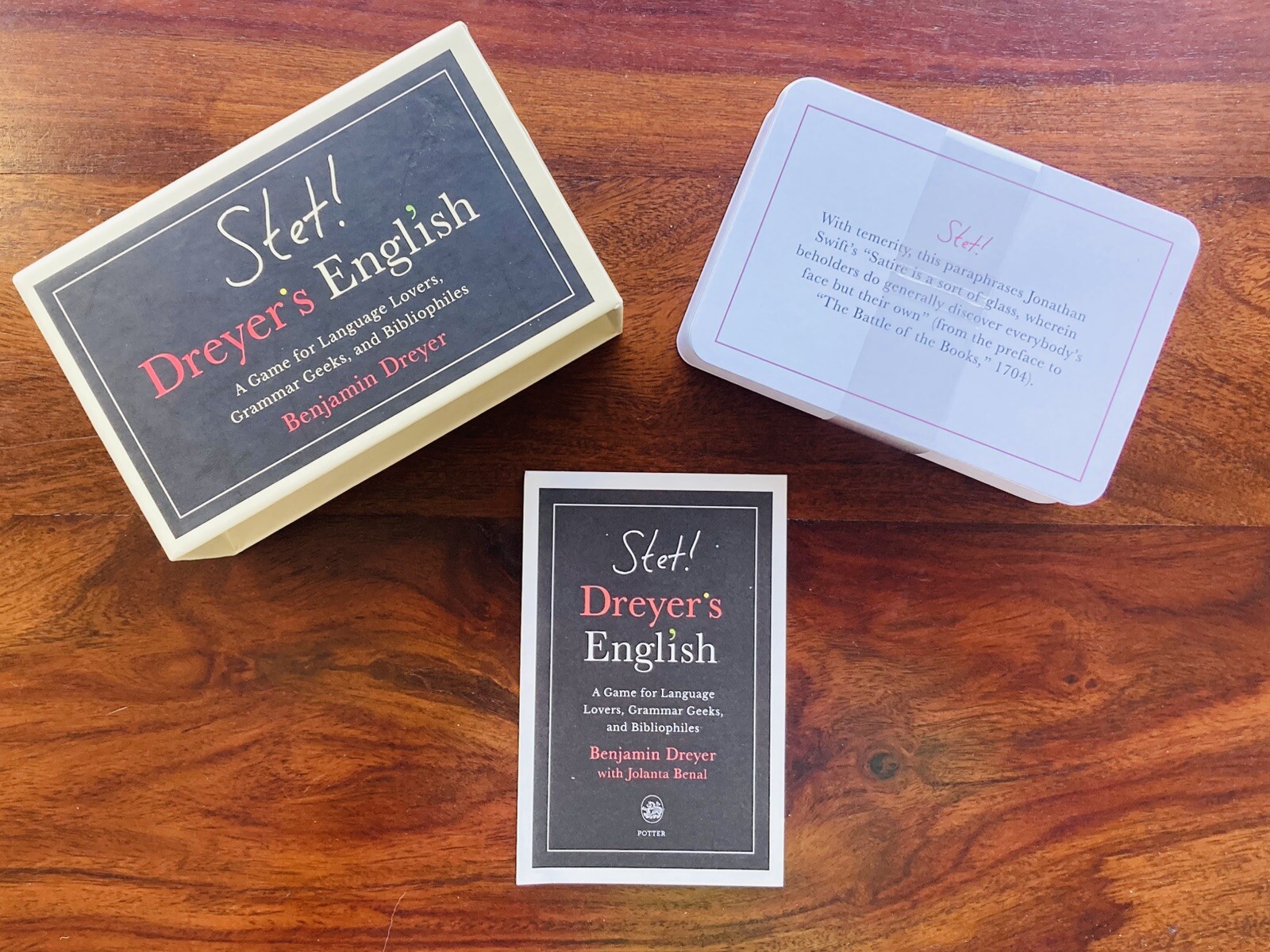 STET! Dreyer&rsquo;s English Game: Language Lovers, Grammar Geeks & Bibliophiles