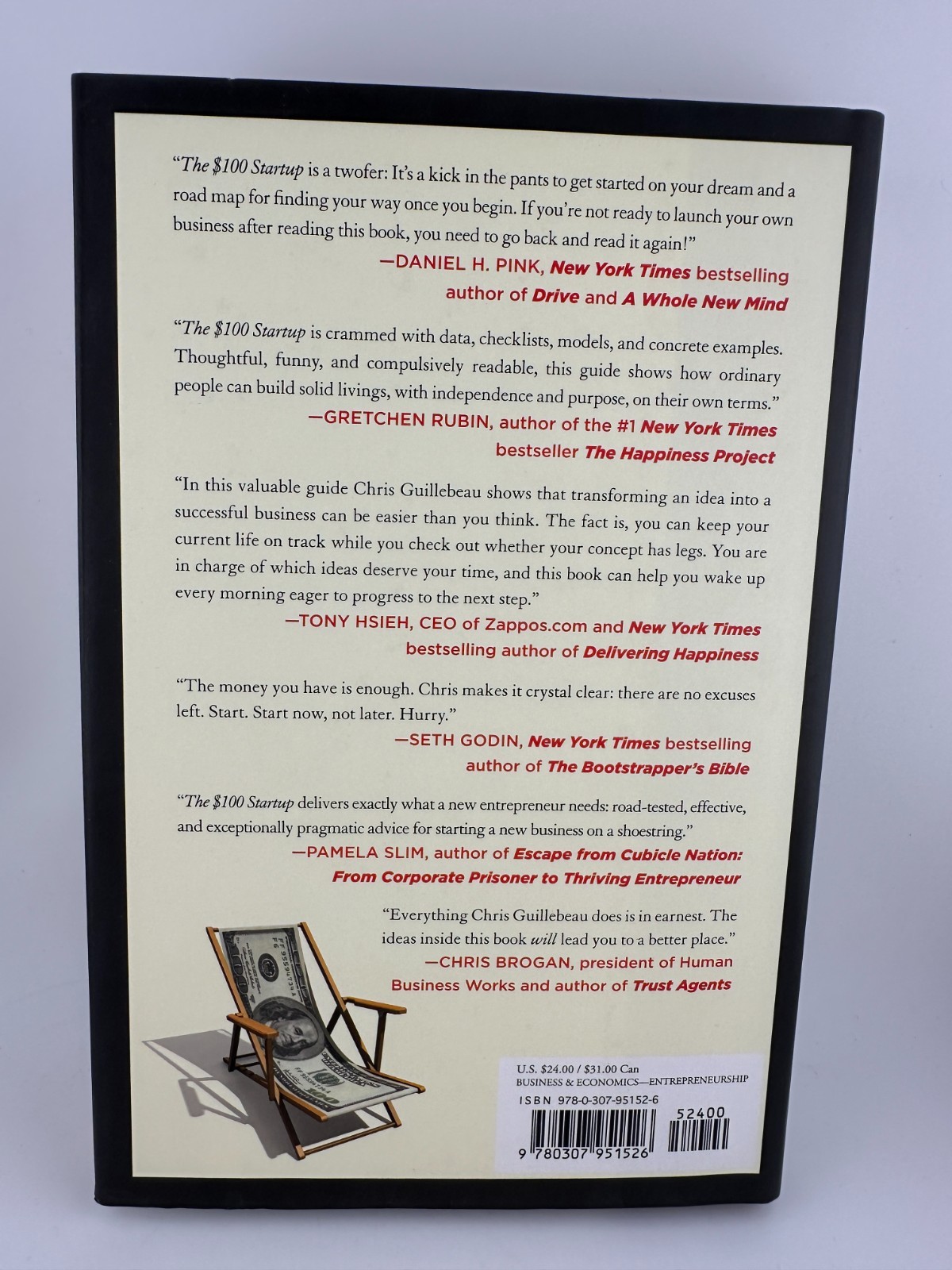 The $100 Startup Chris Guillebeau Hardcover First Edition Business