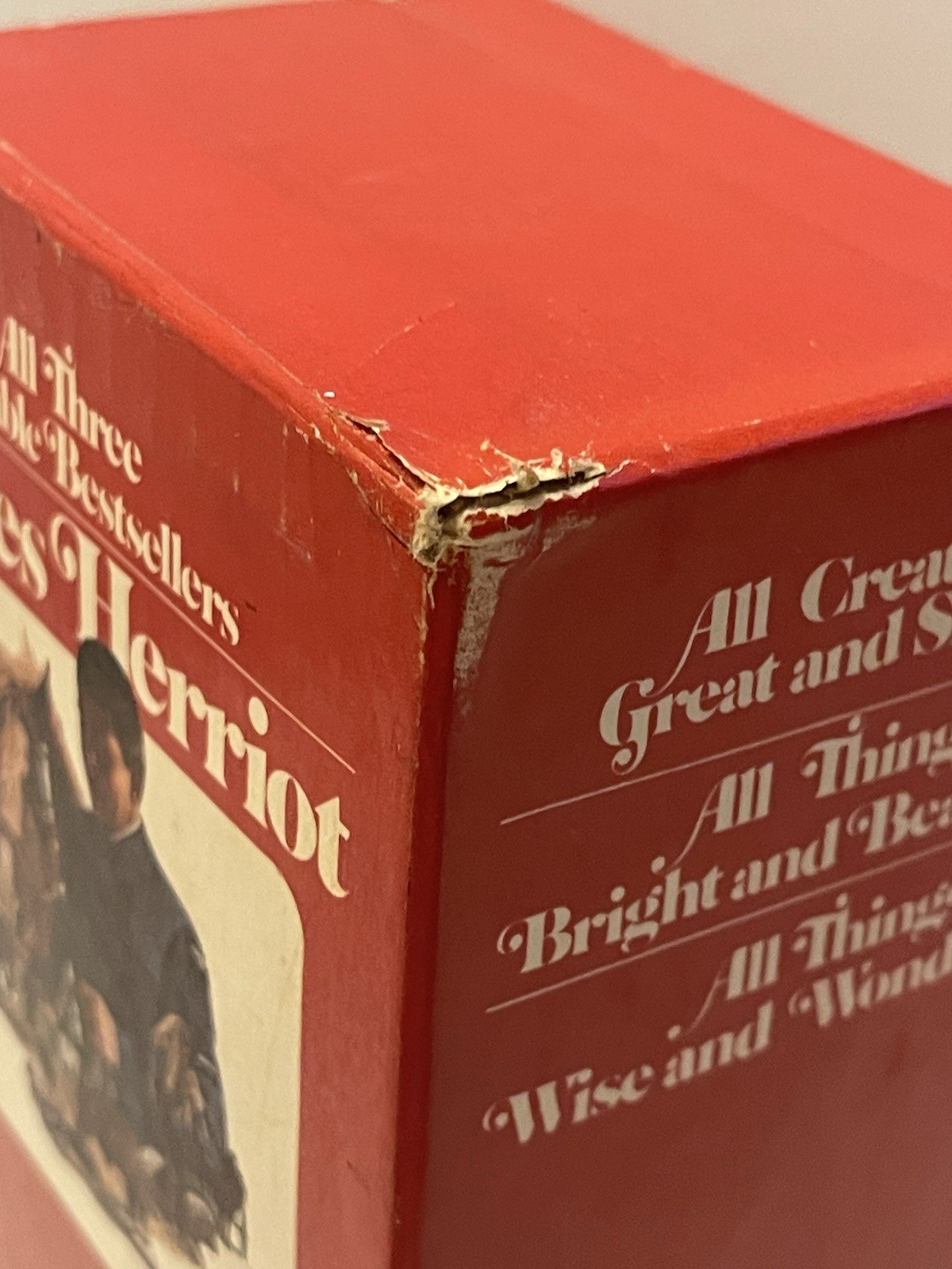 James Herriot Box Set of 3 Lovable Bestsellers All Creatures Series PB 1970&rsquo;S