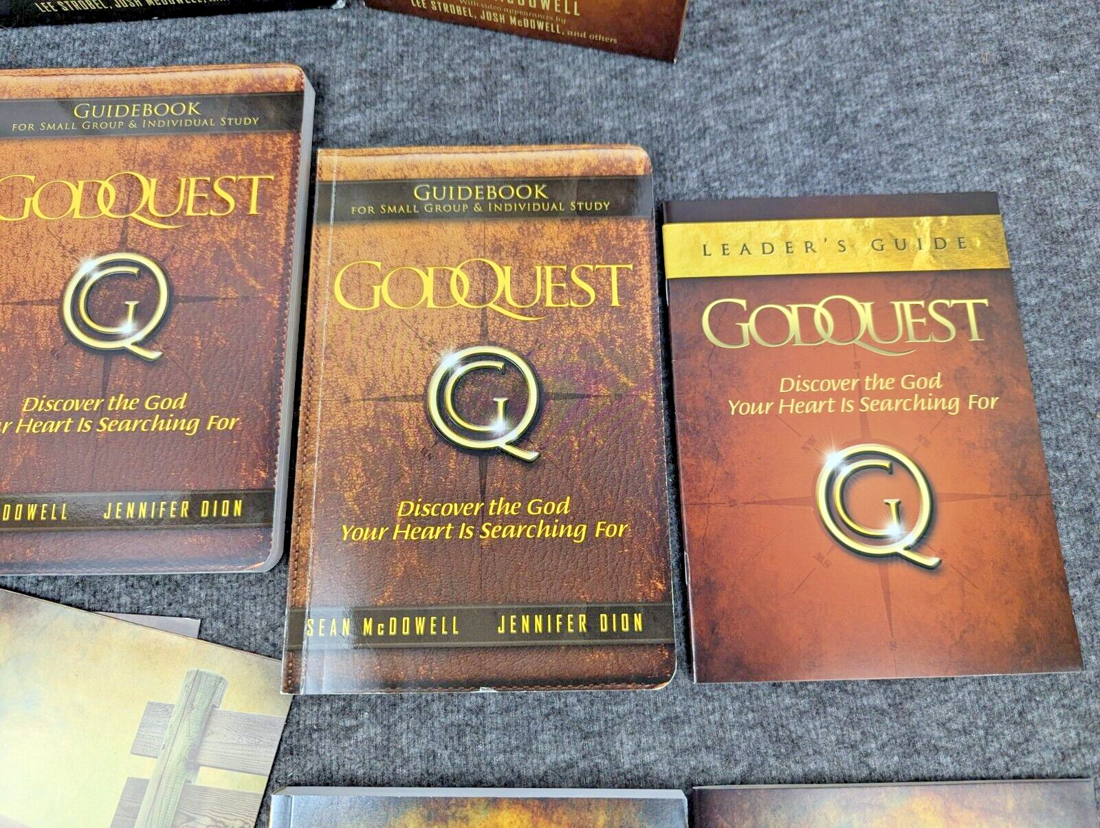 GodQuest Church Kit Bible Study – DVDs + All Books By McDowell, Sean – Excellent