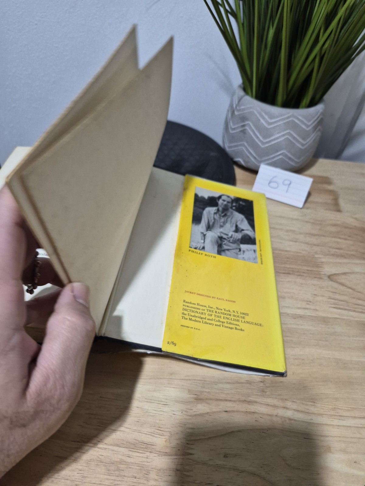 Portnoy&rsquo;s Complaint by Philip Roth 1969 First Edition Hardcover Dust Jacket