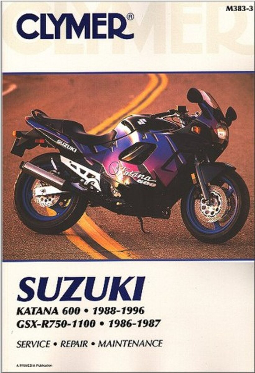 CLYMER SUZUKI REPAIR MANUAL 600-GSXR1100 &rsquo;86-96 27-M383