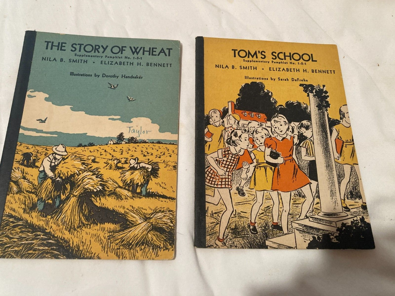 Vintage 1930&rsquo;s Silver Burdett Co. Supplementary Reading Pamphlet Books