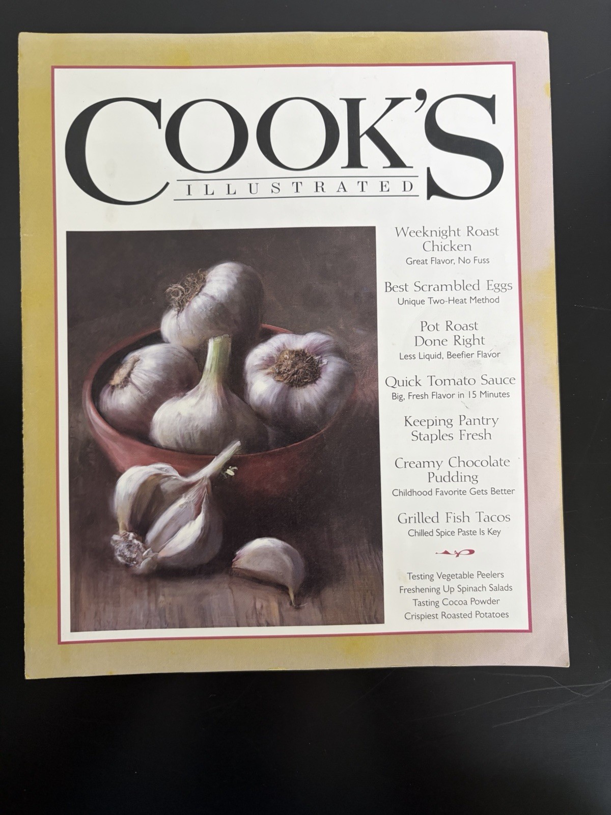 Lot of 6 Cook&rsquo;s Illustrated Magazine Issues. Late 2010s