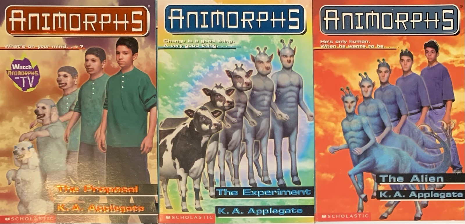 (17 sc) ANIMORPHS series K.A. Applegate fantasy YA