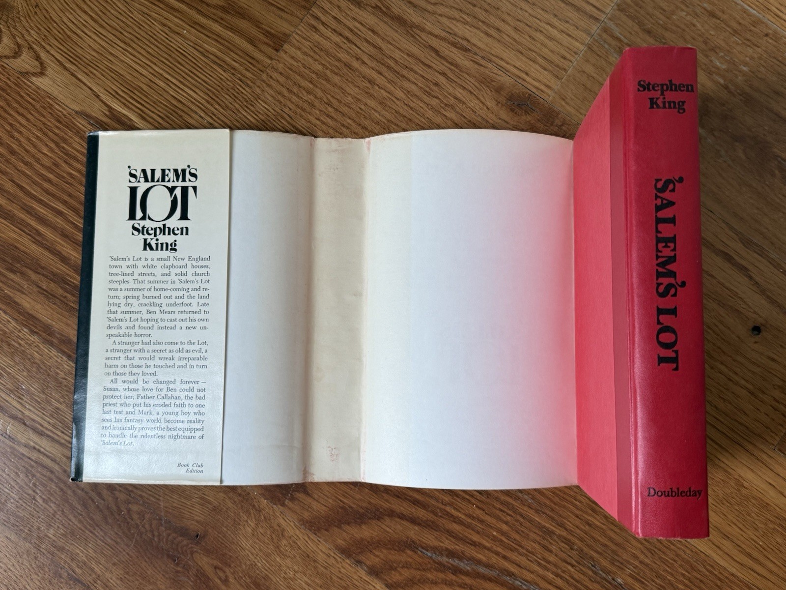 1975 SALEM&rsquo;S LOT Stephen King Hardcover First Book Club Edition BCE 1st edition