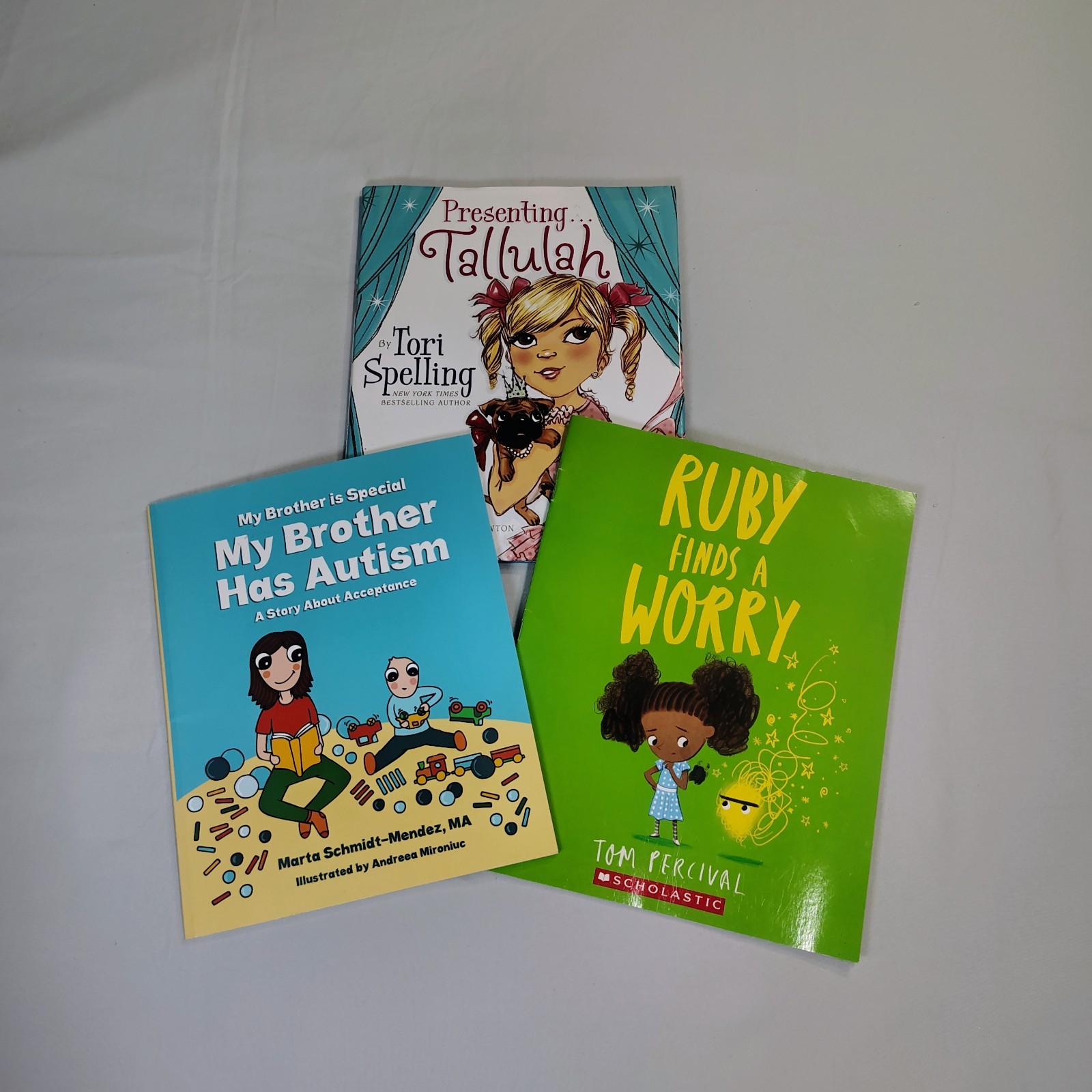 Lot Of 3 Children&rsquo;s Books Mixed Lot Paperback & Hardcover Girl Themed