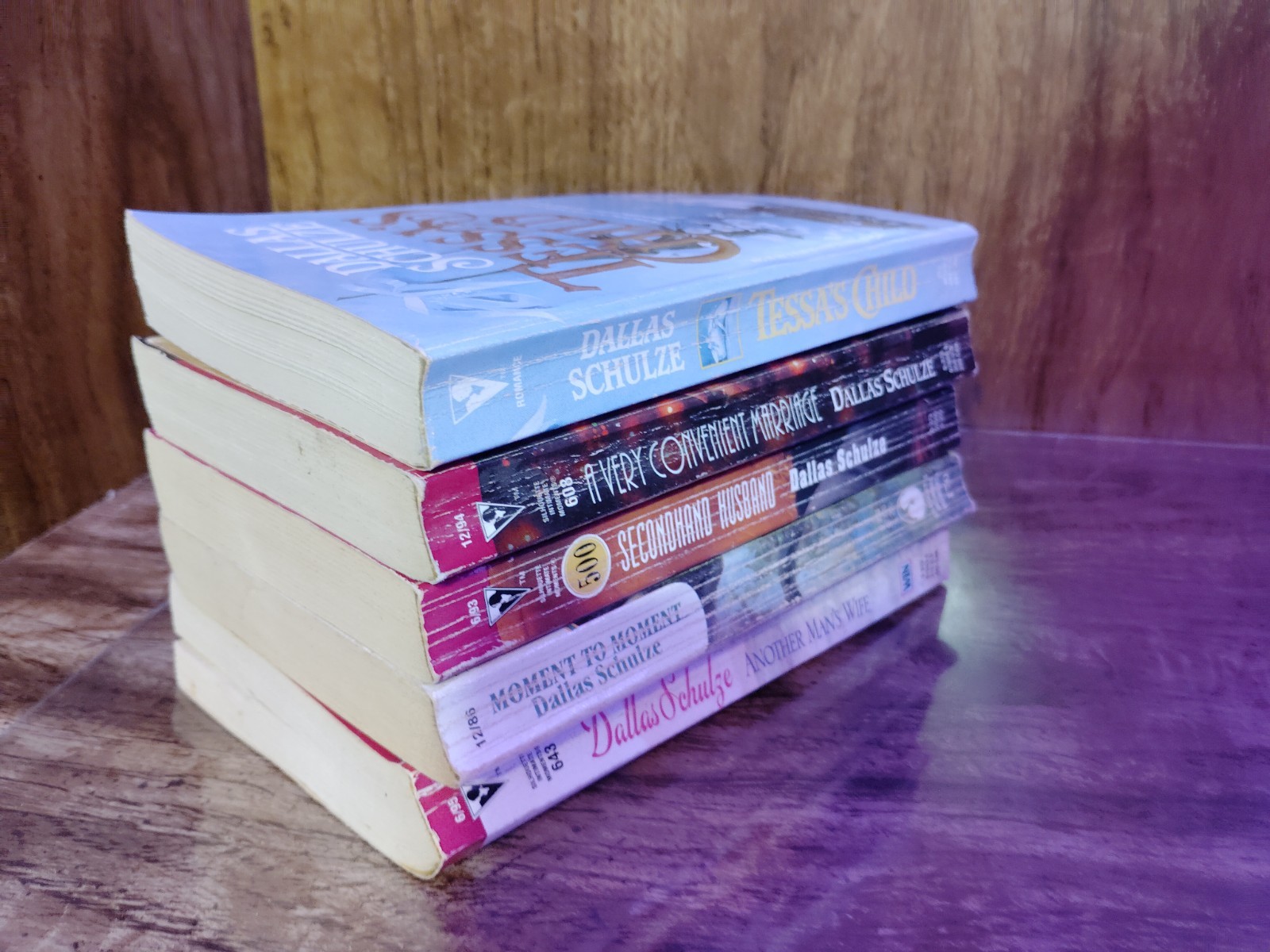 Dallas Schulze Lot 5 Vintage Silhouette Romance Intimate Moments Tessa&rsquo;s Child S