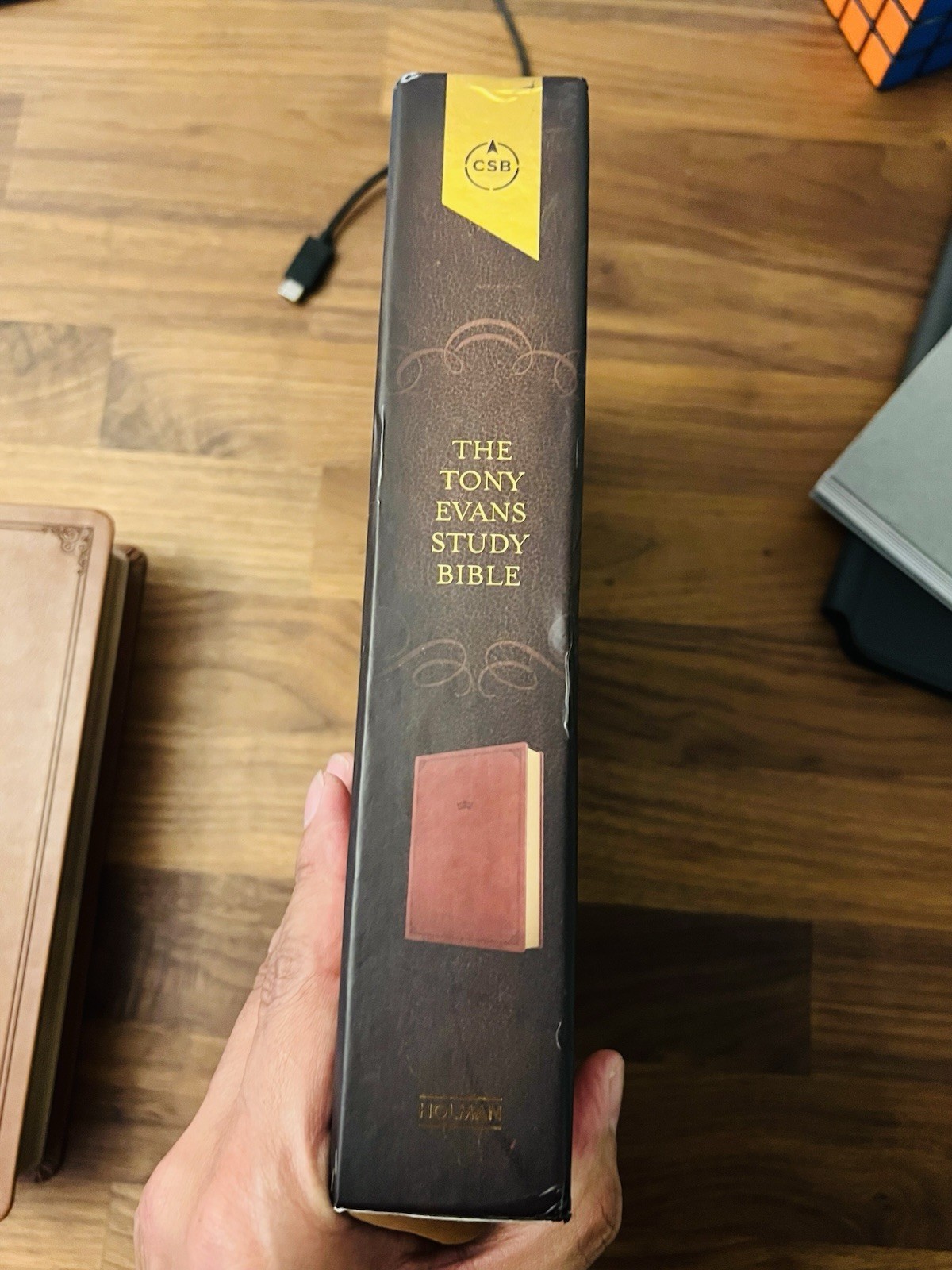 CSB Tony Evans Study Bible, British Tan LeatherTouch : Advancing God&rsquo;s…