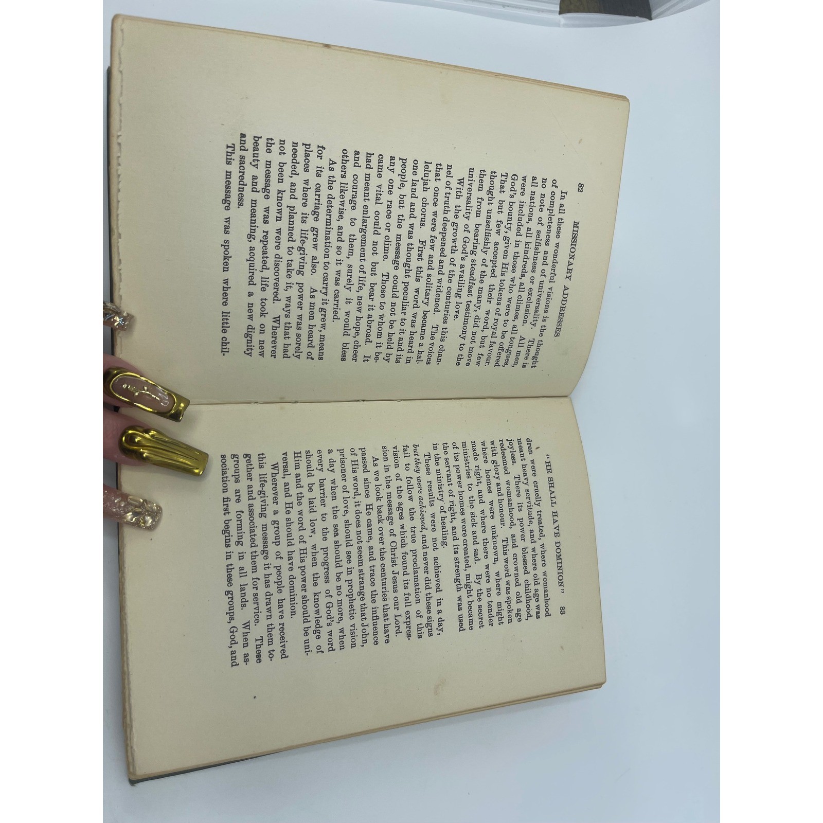 Antique Religious Christian Woman&rsquo;s Board of Missions Book 1909 Helen Moses