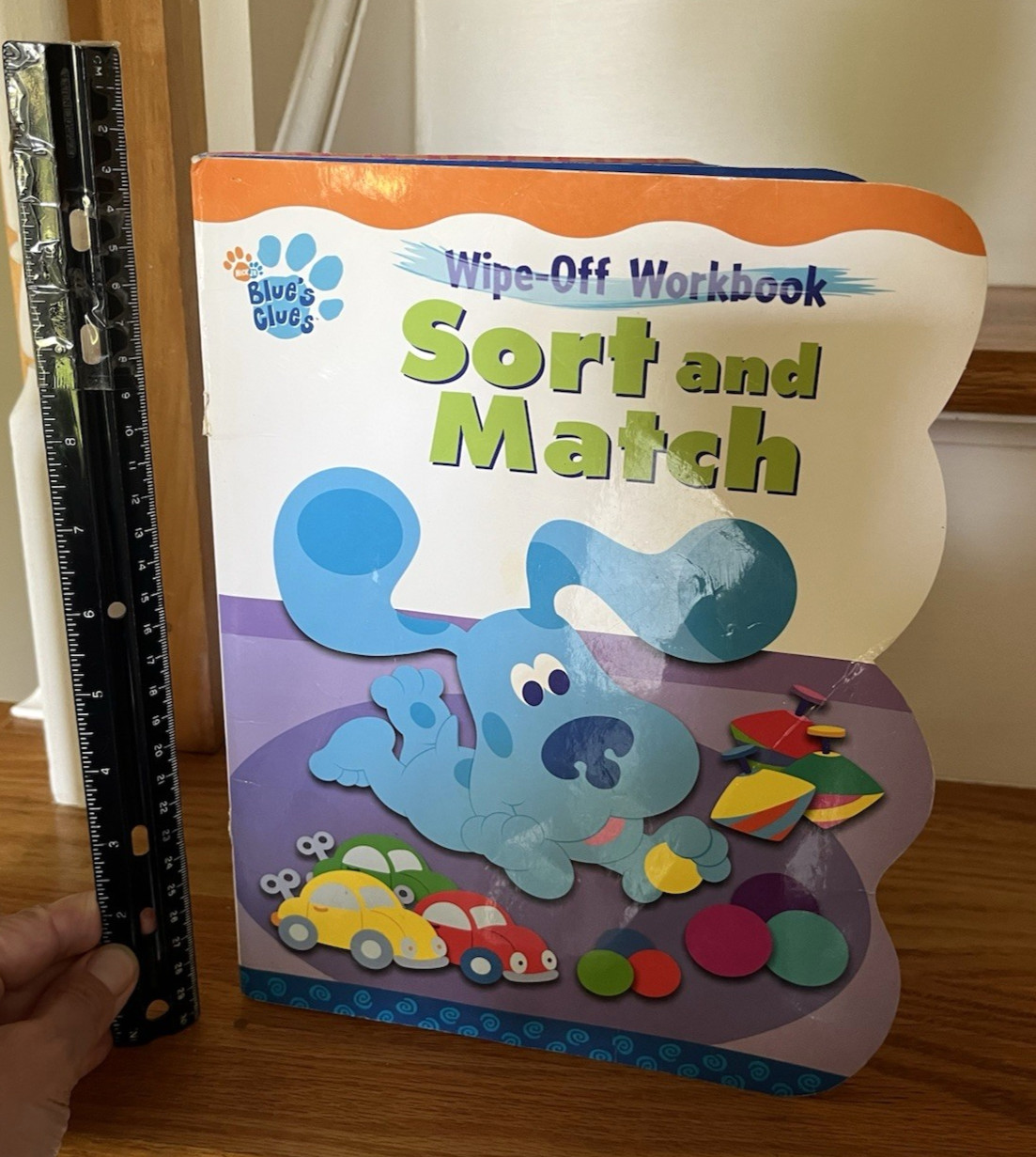Blue&rsquo;s Clues Wipe-Off Workbook Sort and Match Gently Used, Good Shape